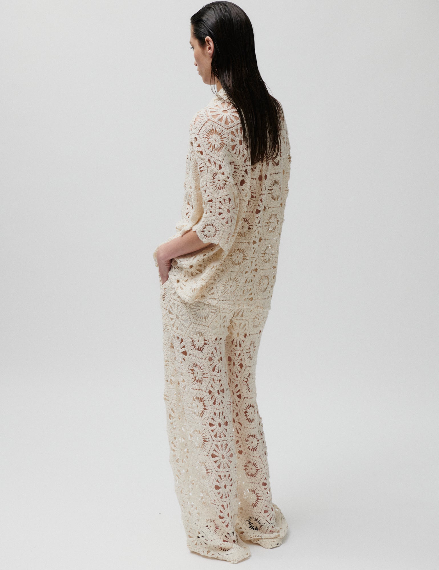 2NDDAY 2ND Jimmis - Dry Crochet Pants 114801 TOFU