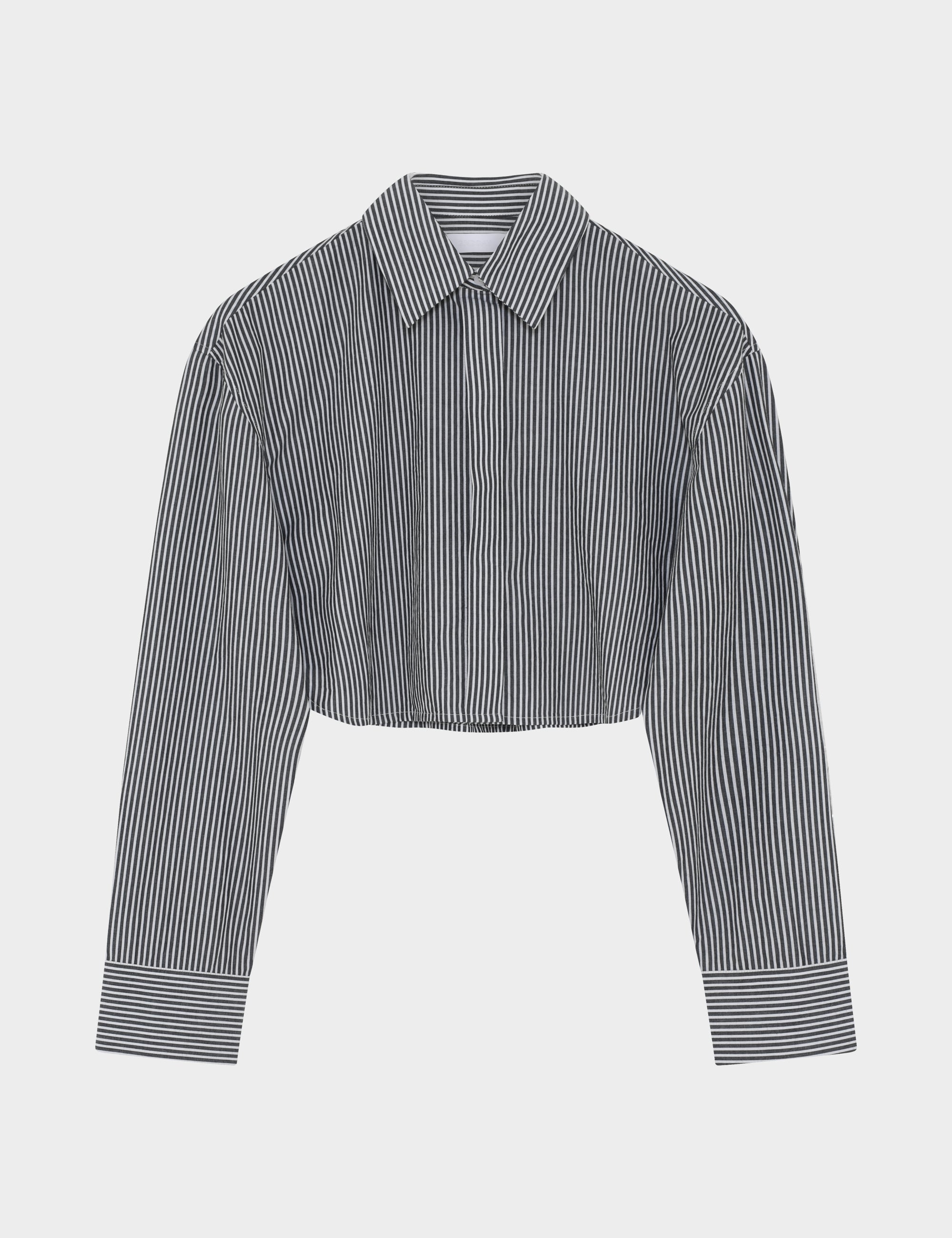 2NDDAY 2ND Josh - Daily Lines Shirts & Blouses 420119 Soft Stripe Anthracite