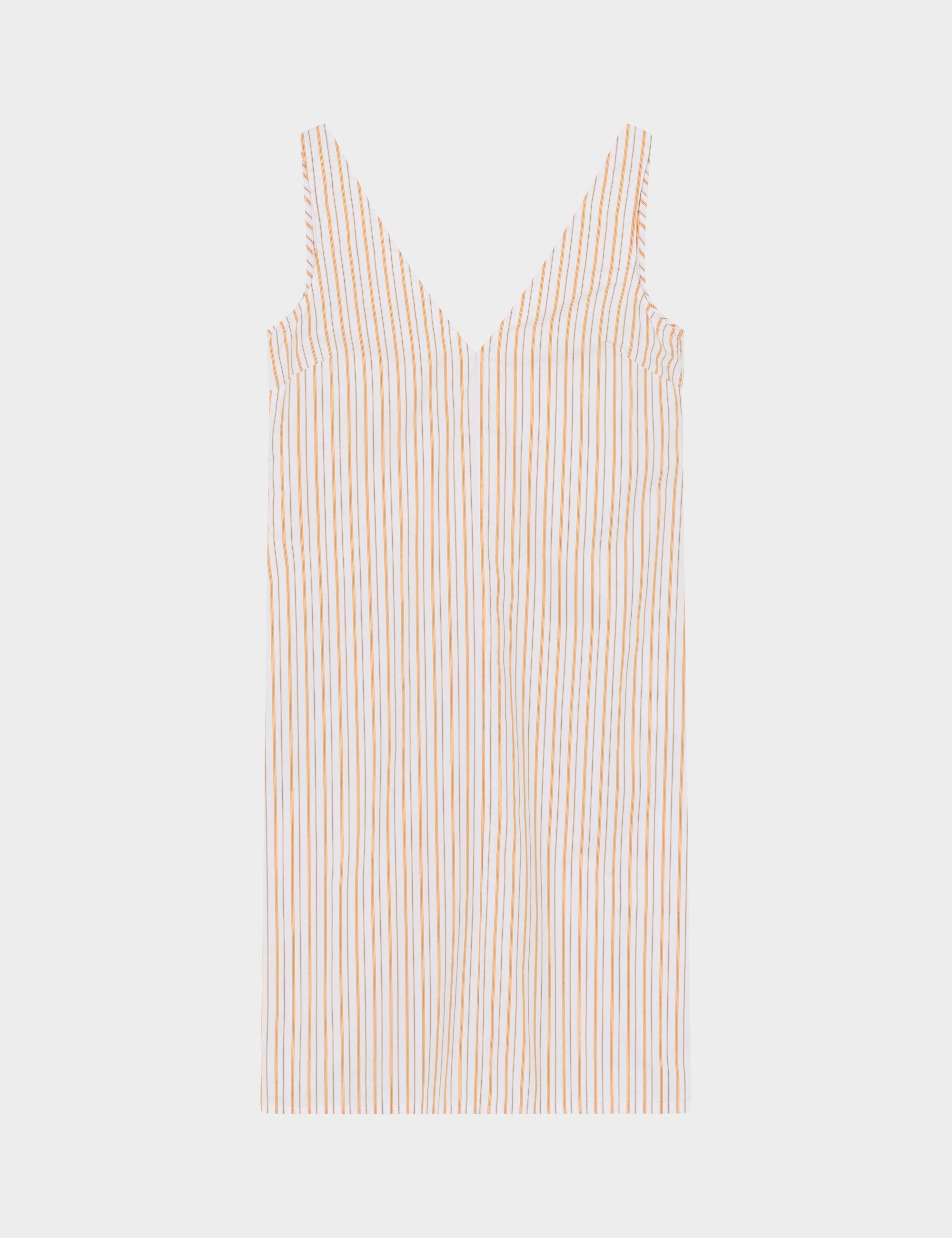 2NDDAY 2ND Jovon - Cotton Stripes Dress 420143 Saffron Stripe