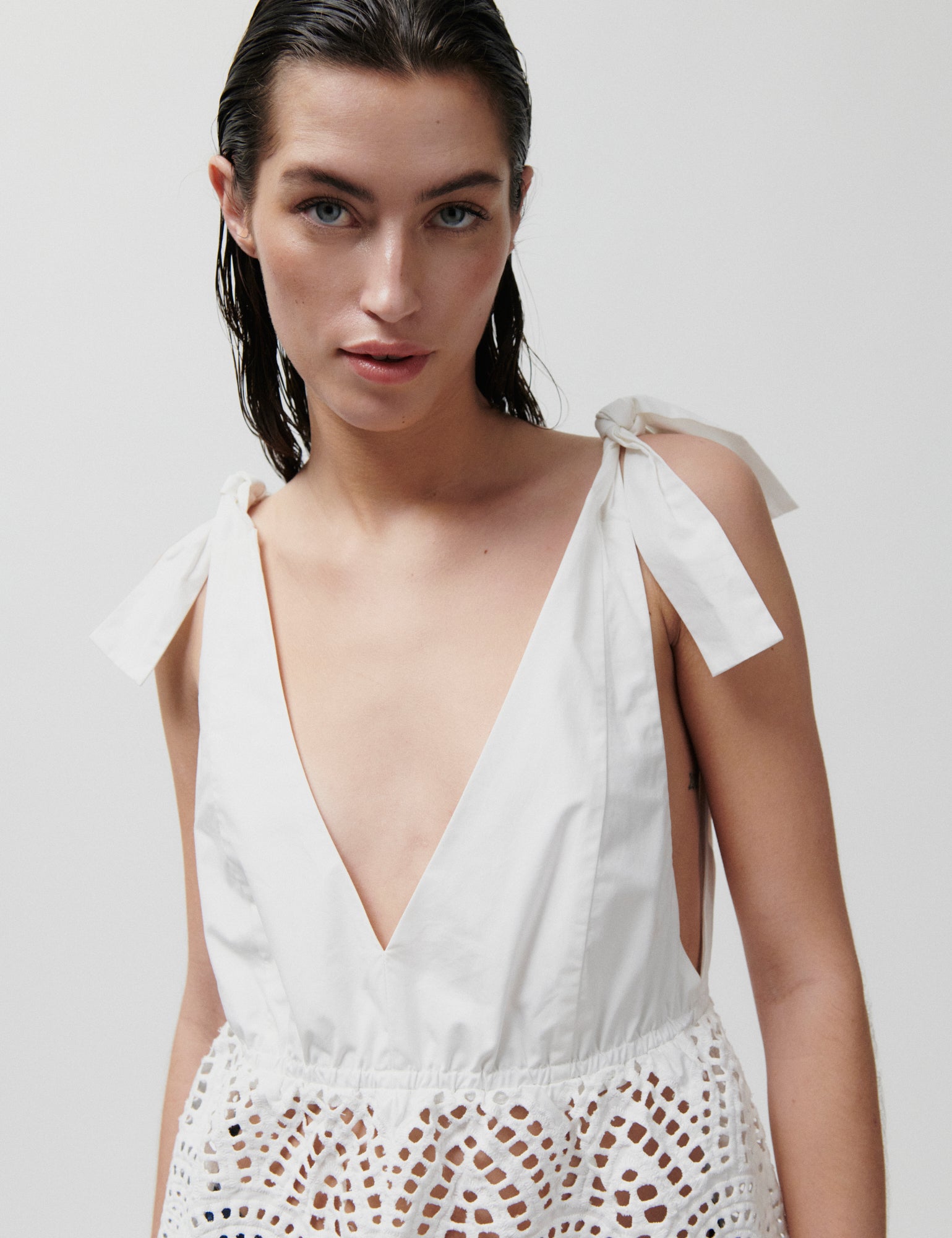 2NDDAY 2ND Kuna - Poplin Charm Tops & T-Shirts 114001 Brilliant White