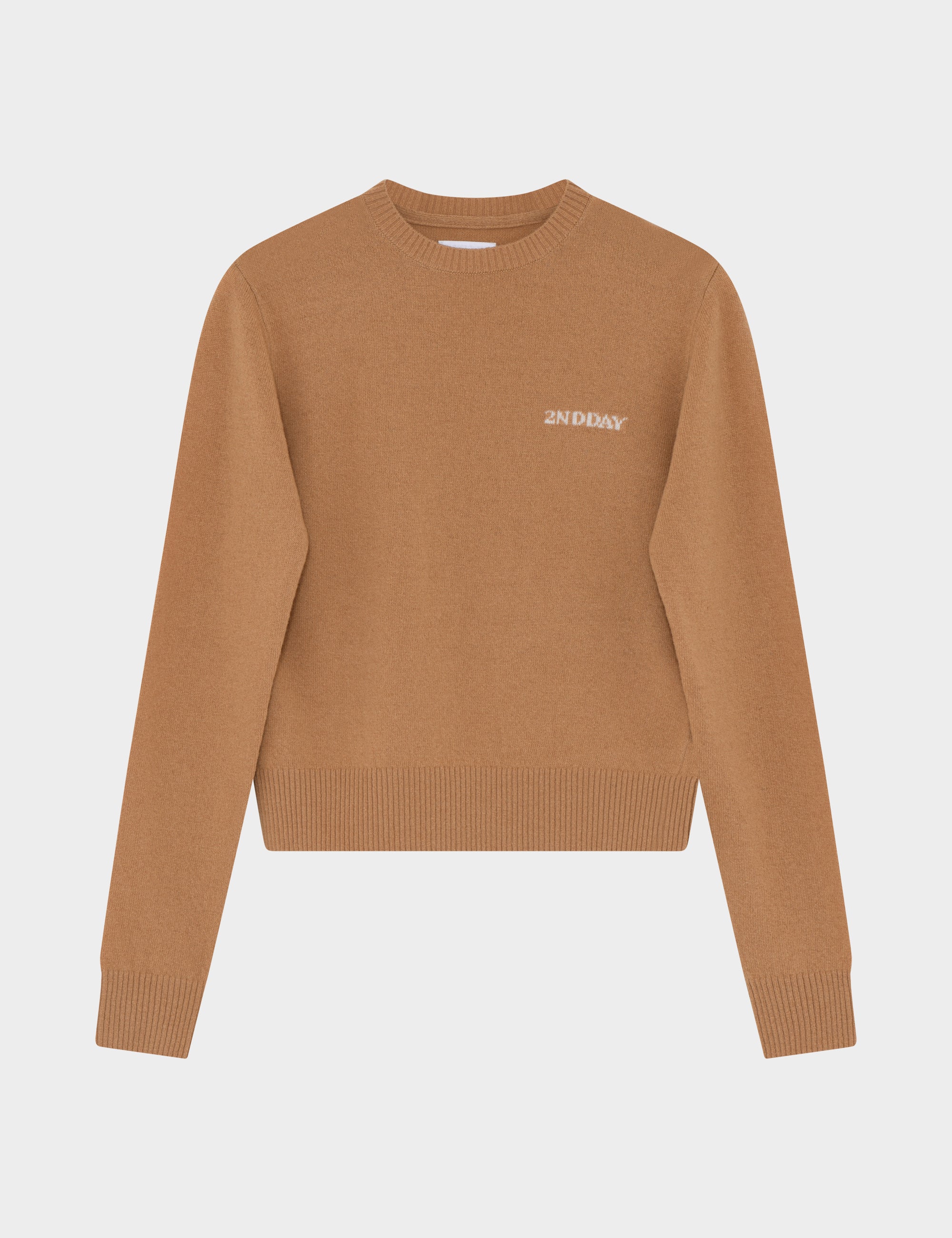 2NDDAY 2ND Lance TT - Soft Wool Blend Pullover 420131 Classic Camel