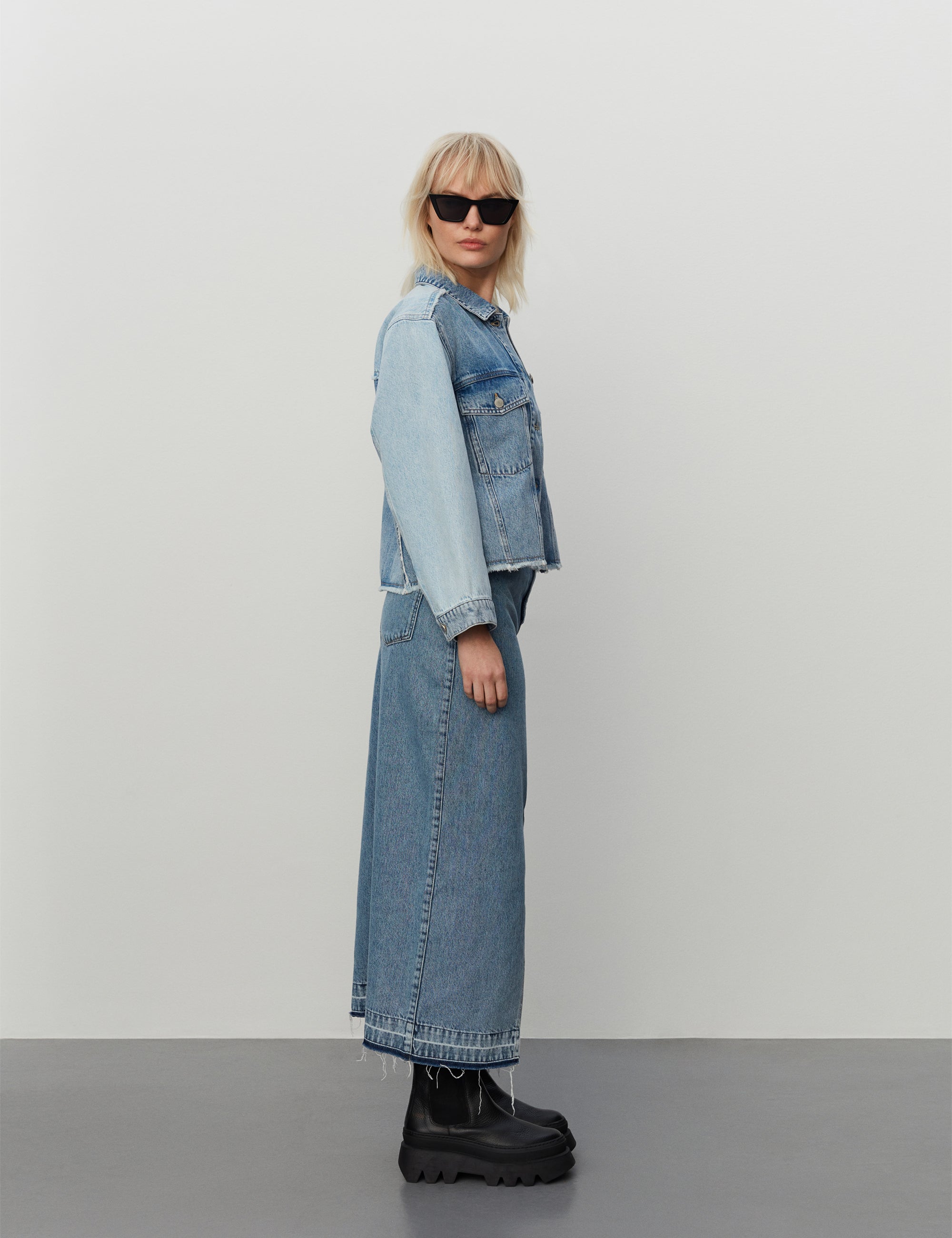 2NDDAY 2ND Larchy TT Skirt D022 Light Blue