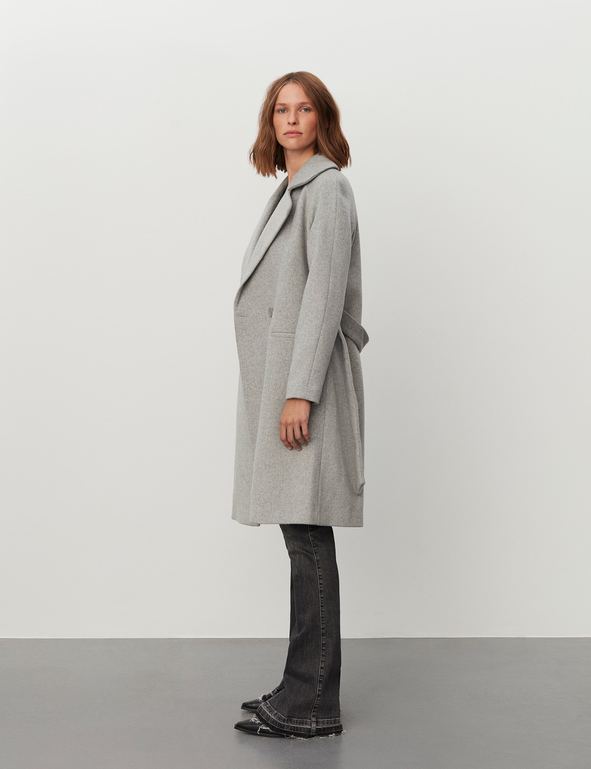 2NDDAY 2ND Livia Coats 11990 Light Grey Mel.