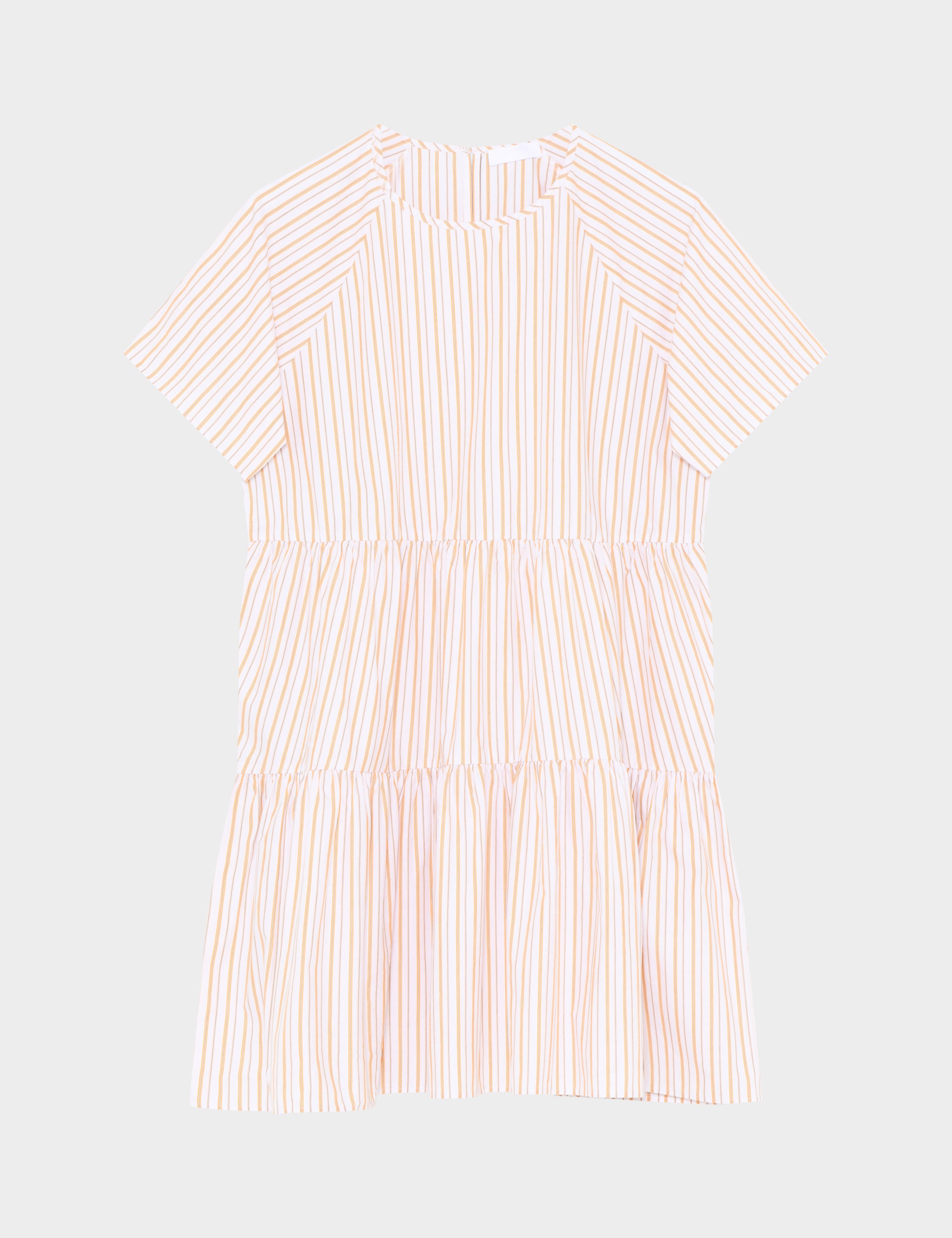 2NDDAY 2ND Loretta - Cotton Stripes Dress 420143 Saffron Stripe