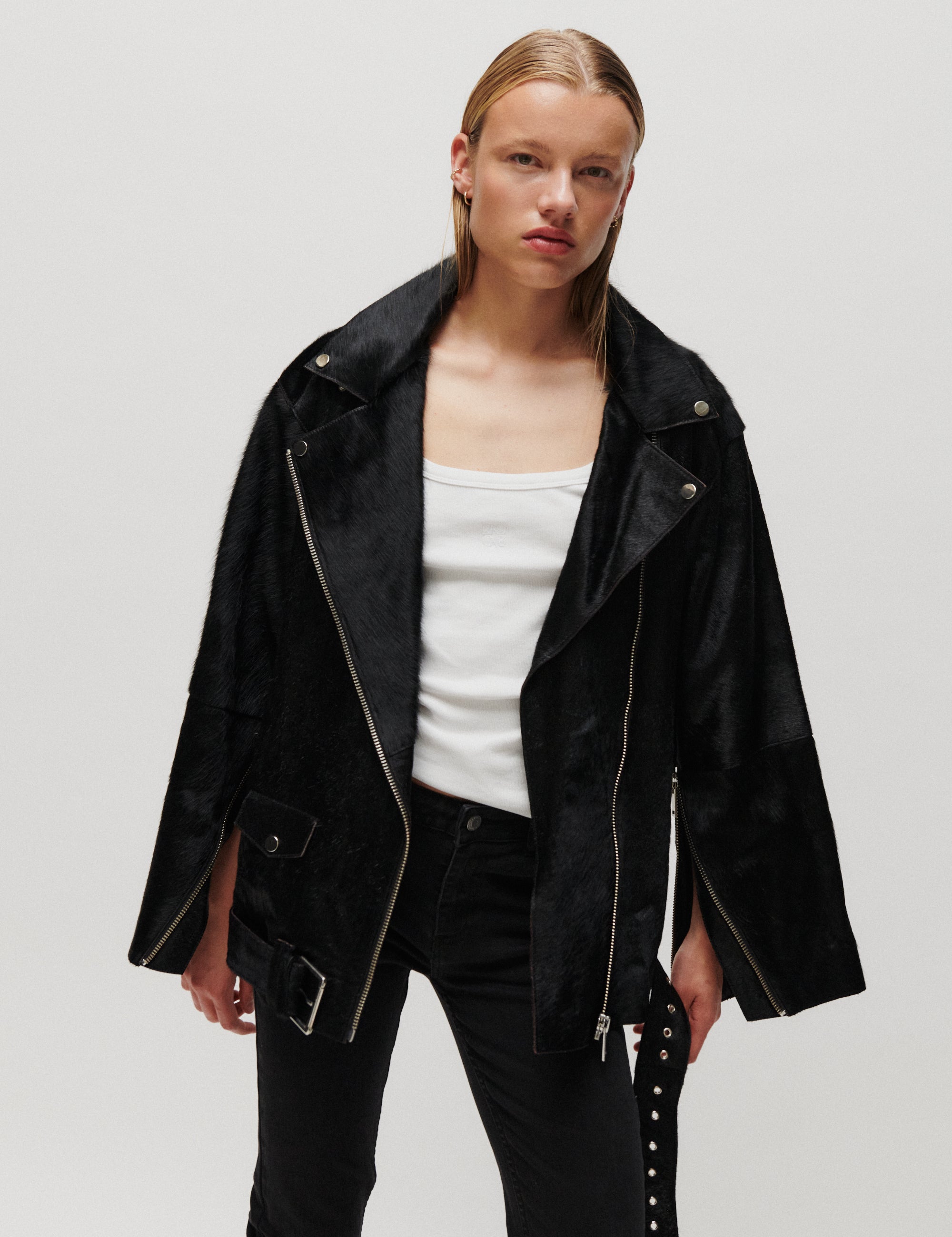2NDDAY 2ND Lote - Hairy Cow - Jacket Jacket 190303 Black