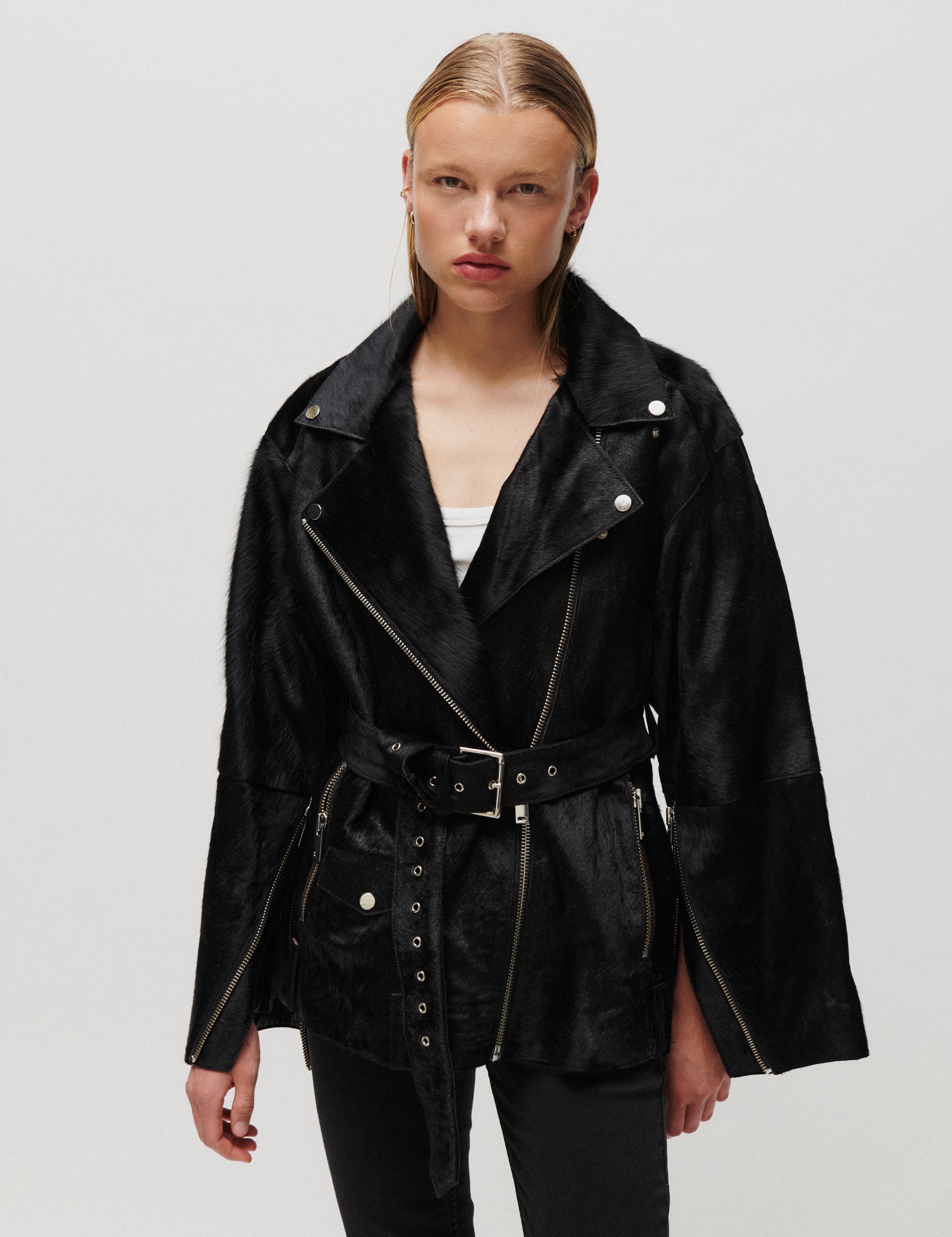2NDDAY 2ND Lote - Hairy Cow - Jacket Jacket 190303 Black