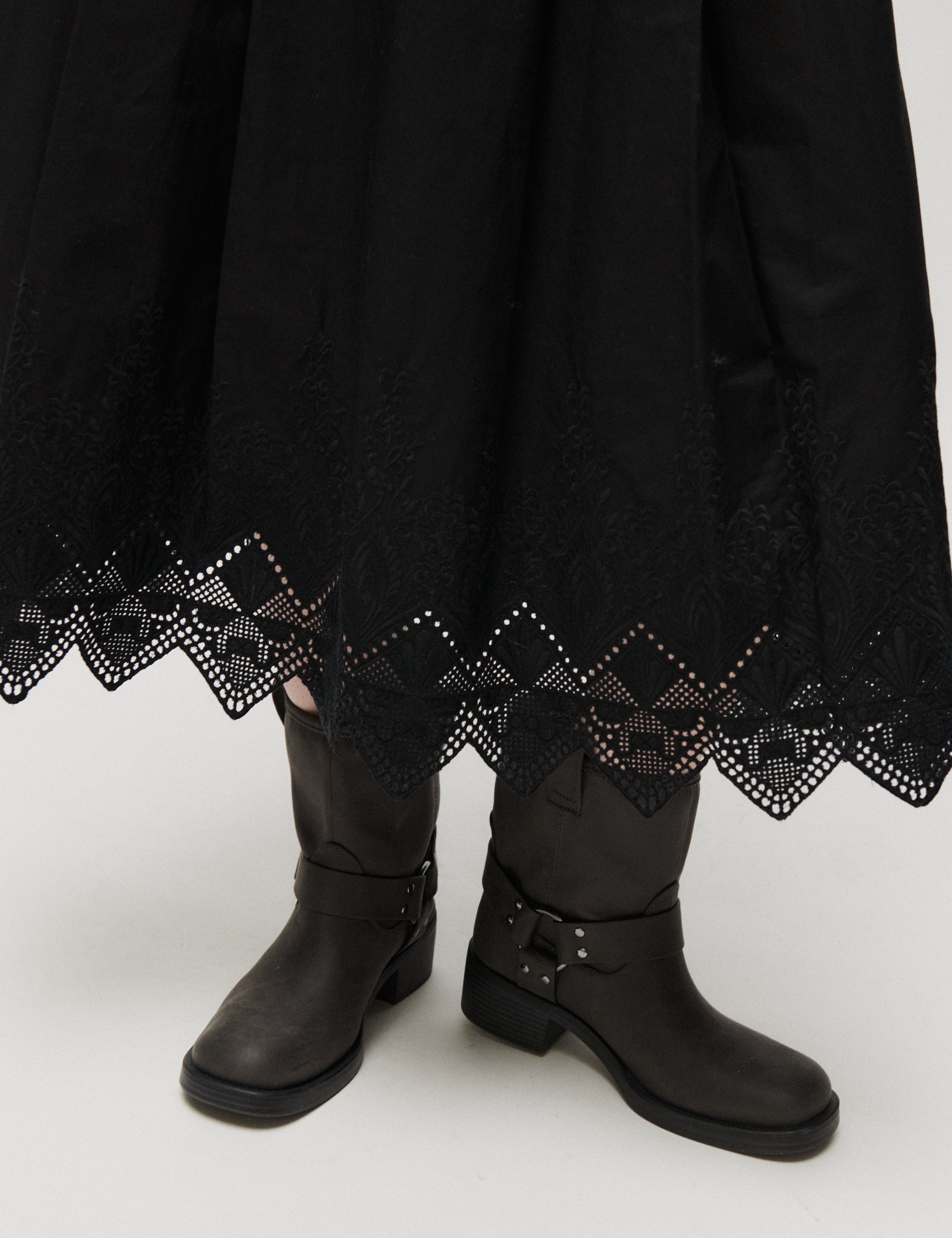 2NDDAY 2ND Matilda - Dreamy Poplin - Skirt Skirt 190303 Black