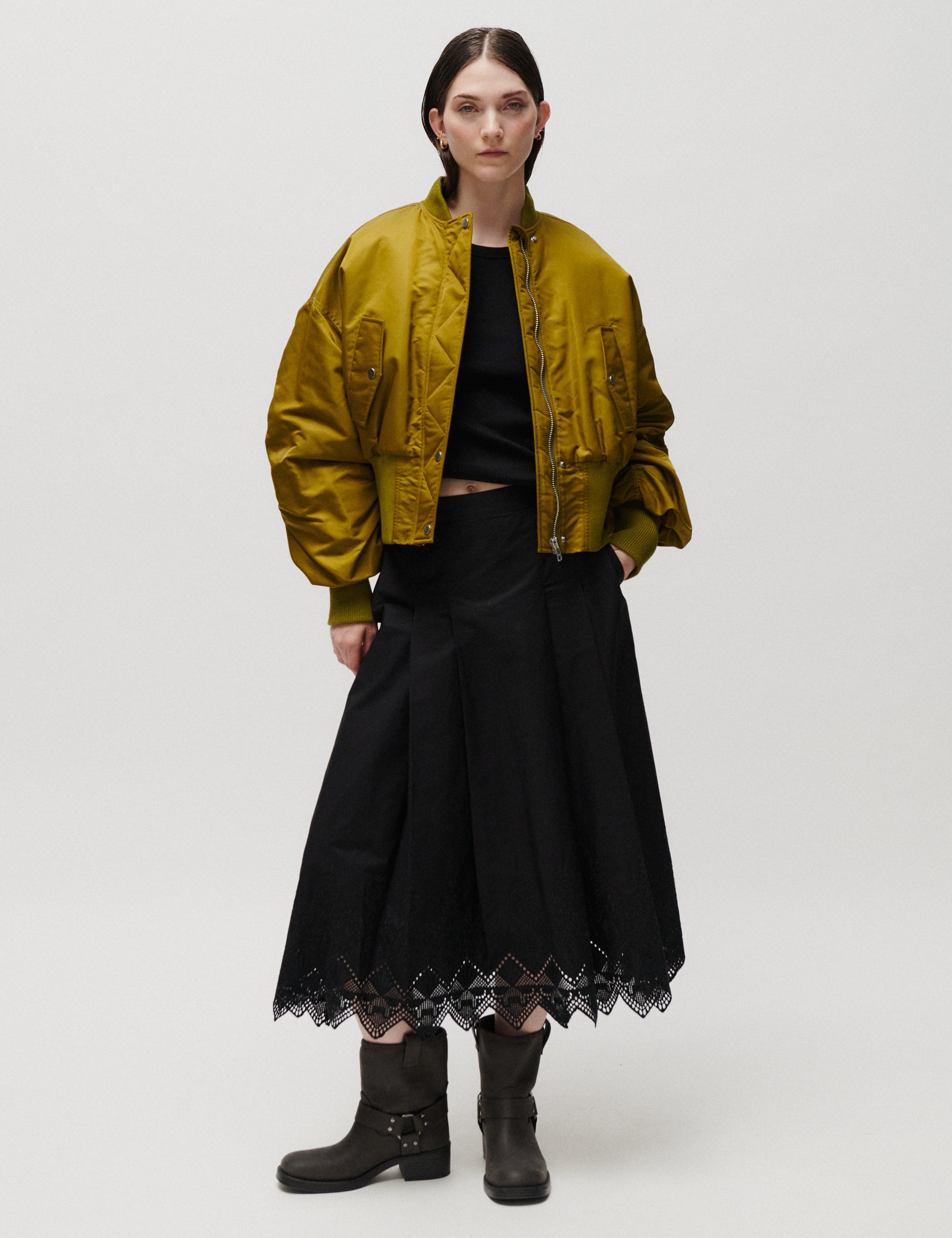 2NDDAY 2ND Matilda - Dreamy Poplin - Skirt Skirt 190303 Black