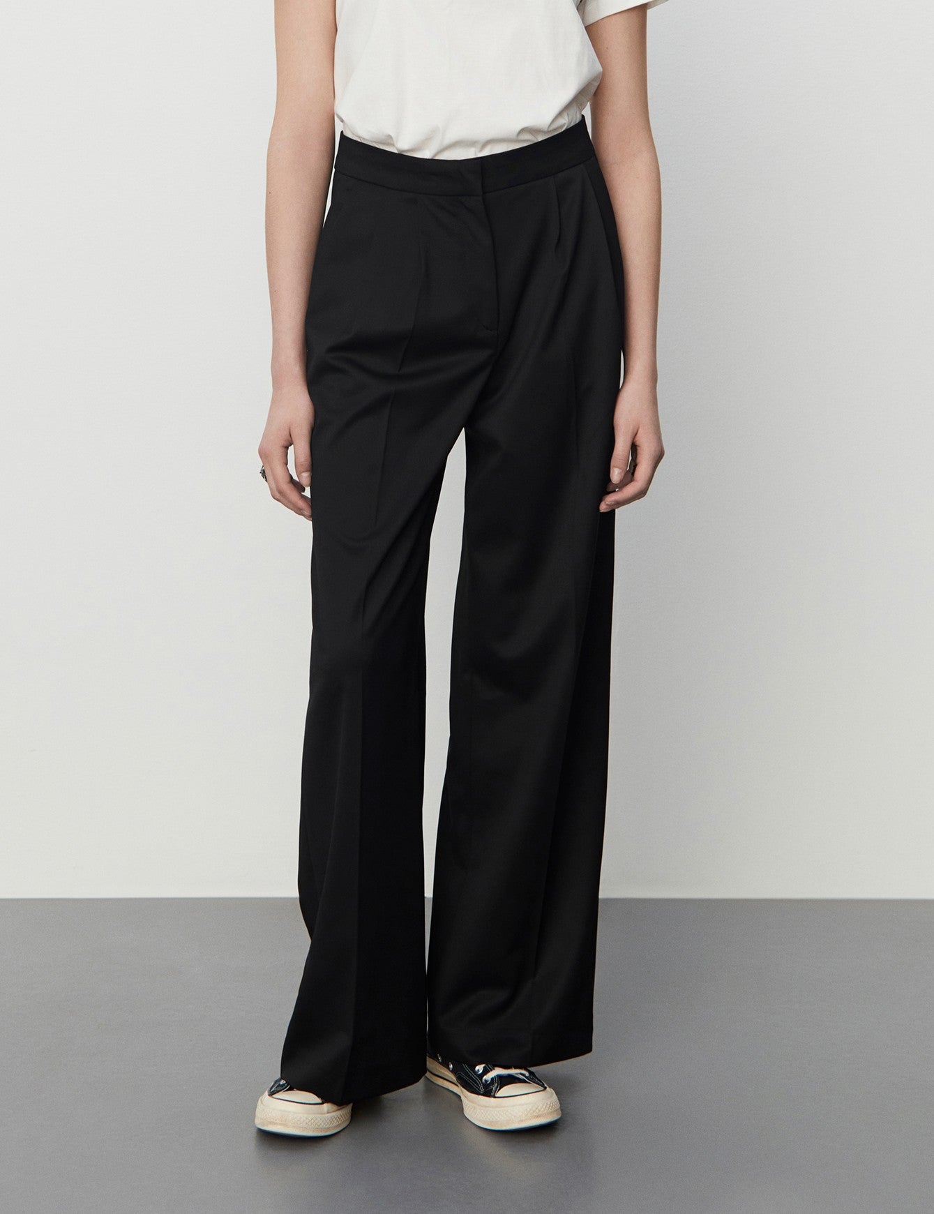 2NDDAY 2ND Mille - Daily Sleek Pants 190303 BLACK