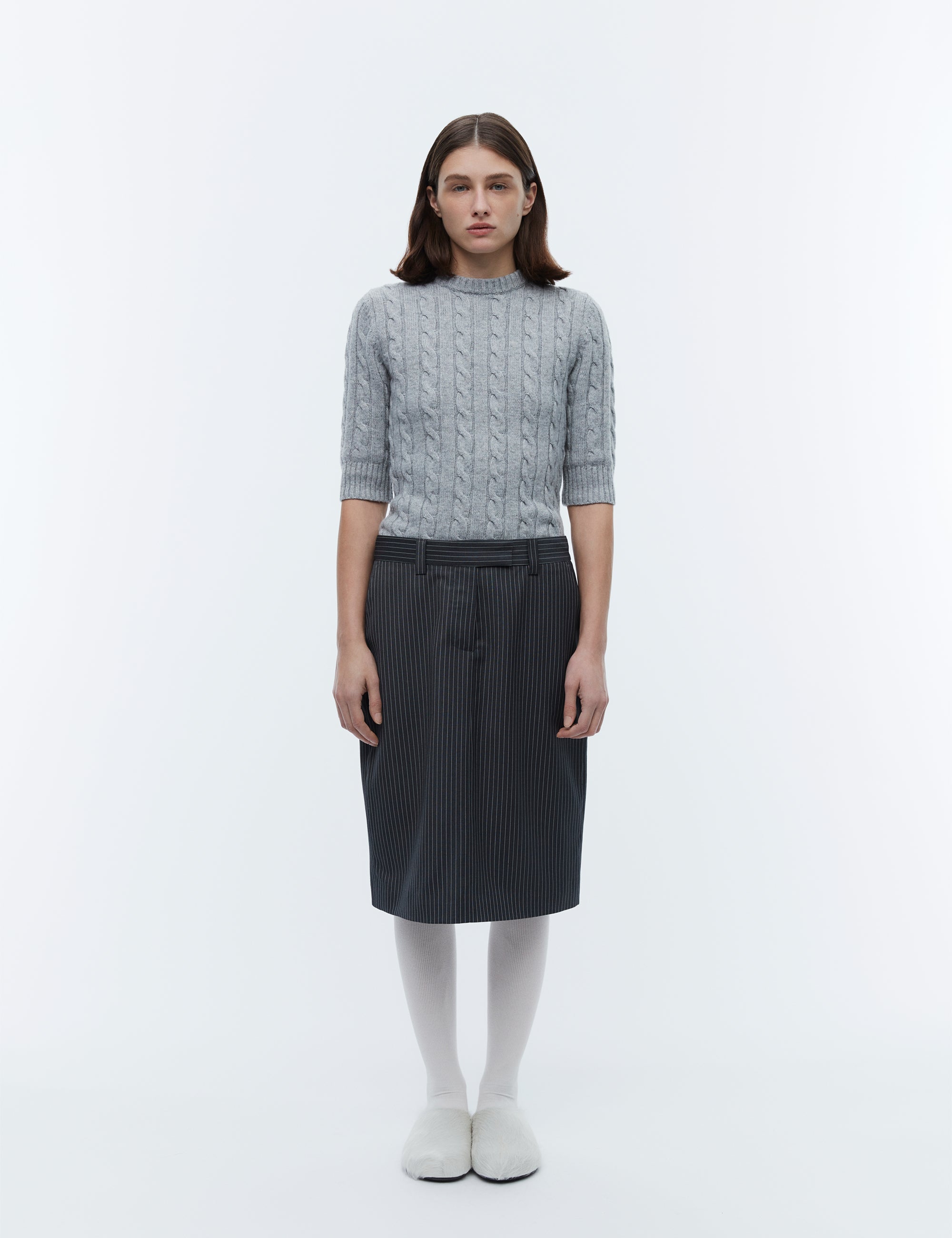 2NDDAY 2ND Natal - Cable Knit Tops & T-Shirts 164402 Drizzle