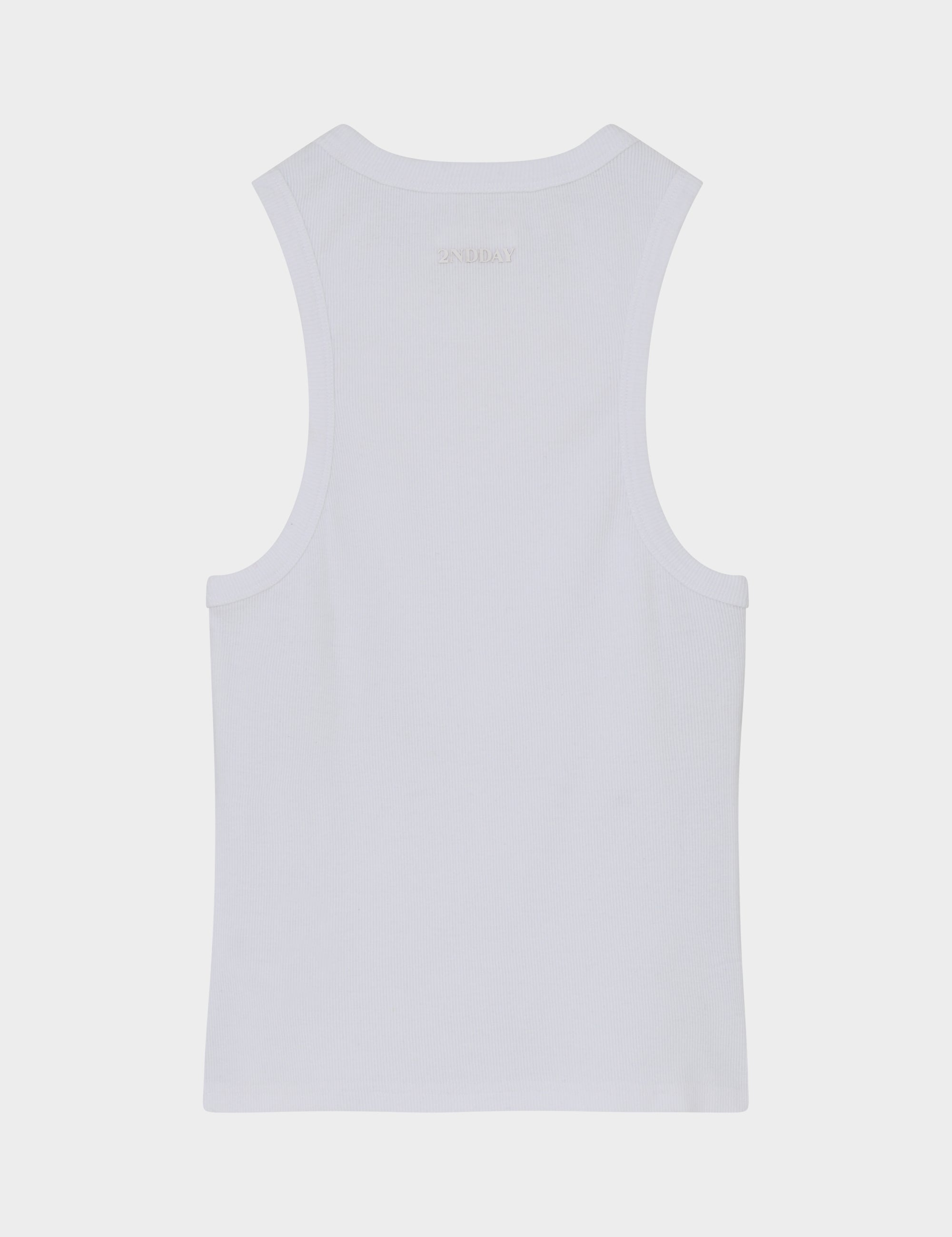 2NDDAY 2ND Purity TT - Daily Cotton Rib Tops & T-Shirts 114001 Brilliant White