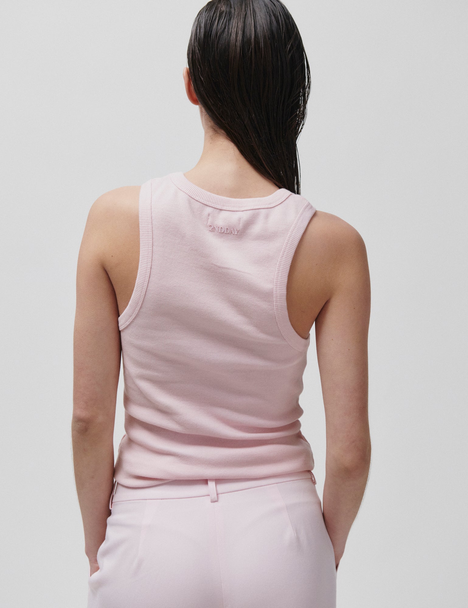 2NDDAY 2ND Purity TT - Daily Cotton Rib Tops & T-Shirts 133207 Cherry Blossom