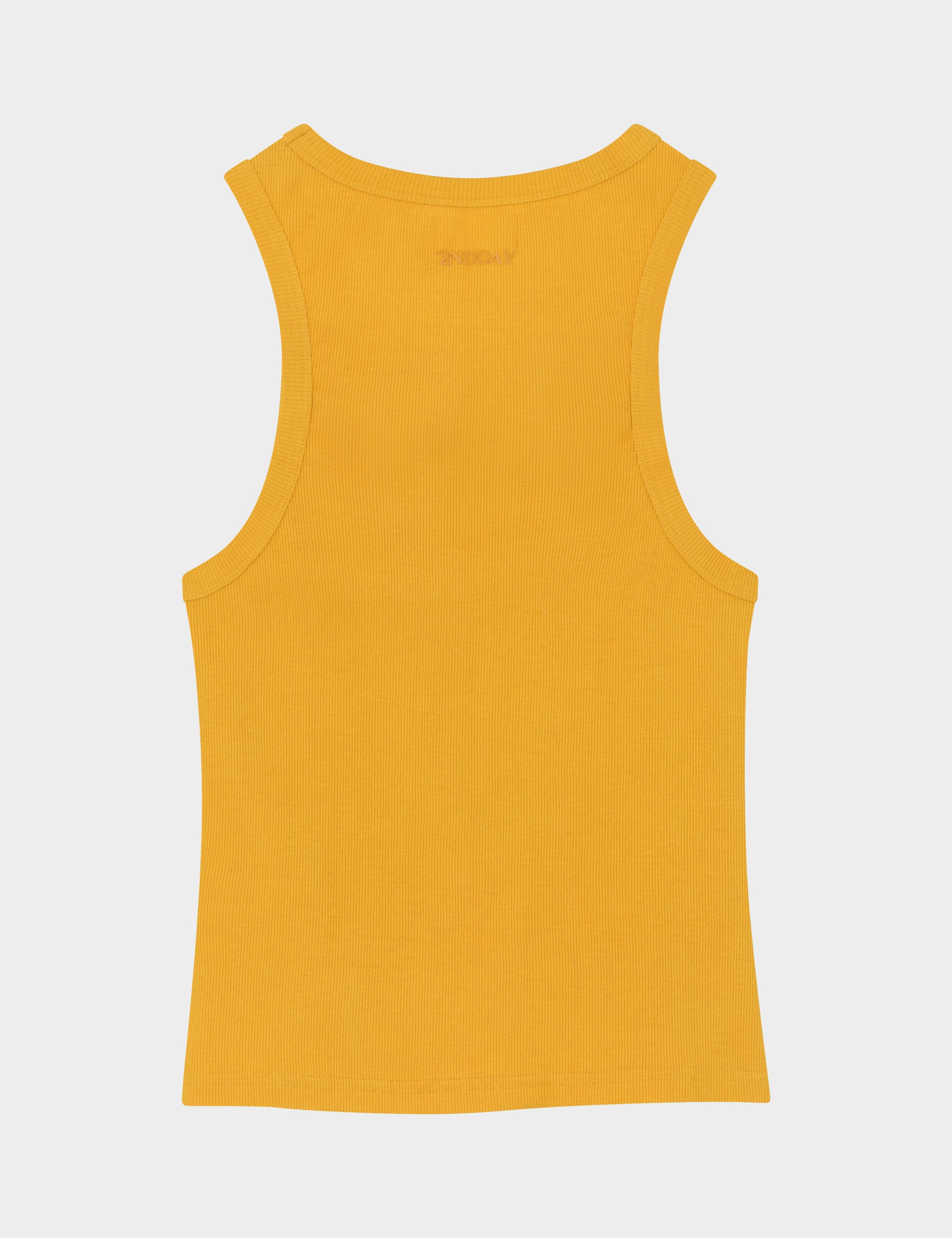 2NDDAY 2ND Purity TT - Daily Cotton Rib Tops & T-Shirts 140952 Spicy Mustard