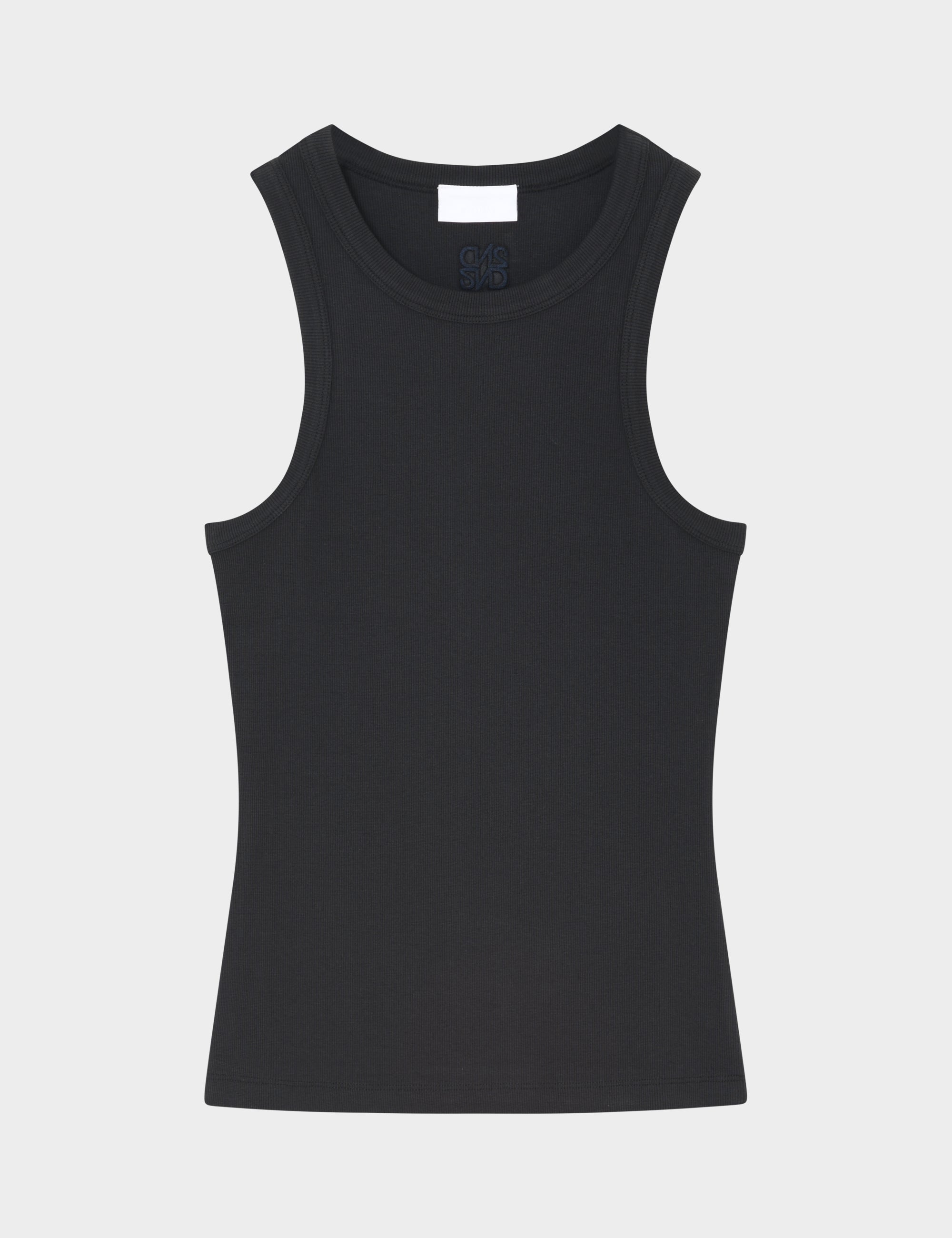 2NDDAY 2ND Purity TT - Daily Cotton Rib - Top Top 190303 Black