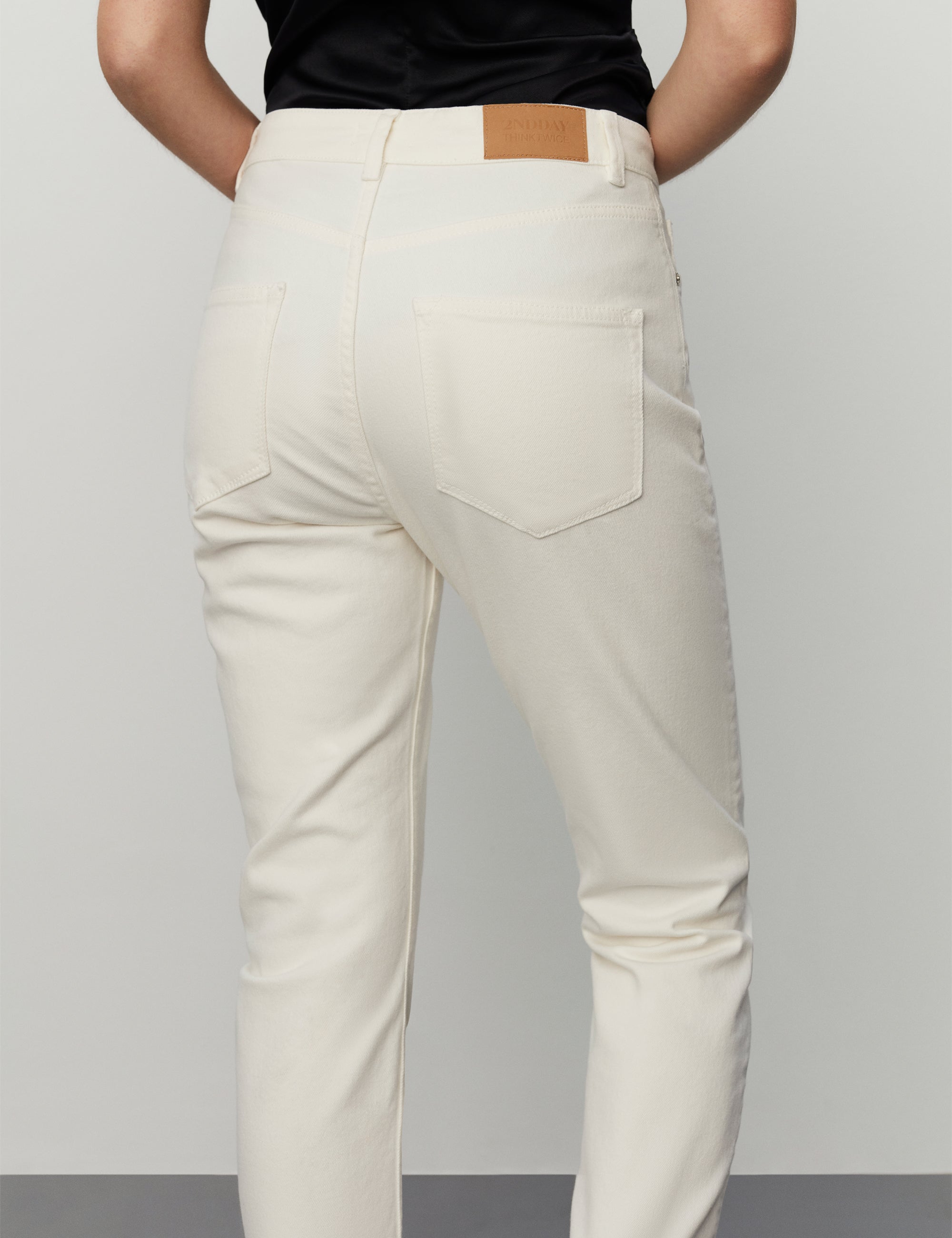 2NDDAY 2ND Raylee TT Jeans D026 White Denim