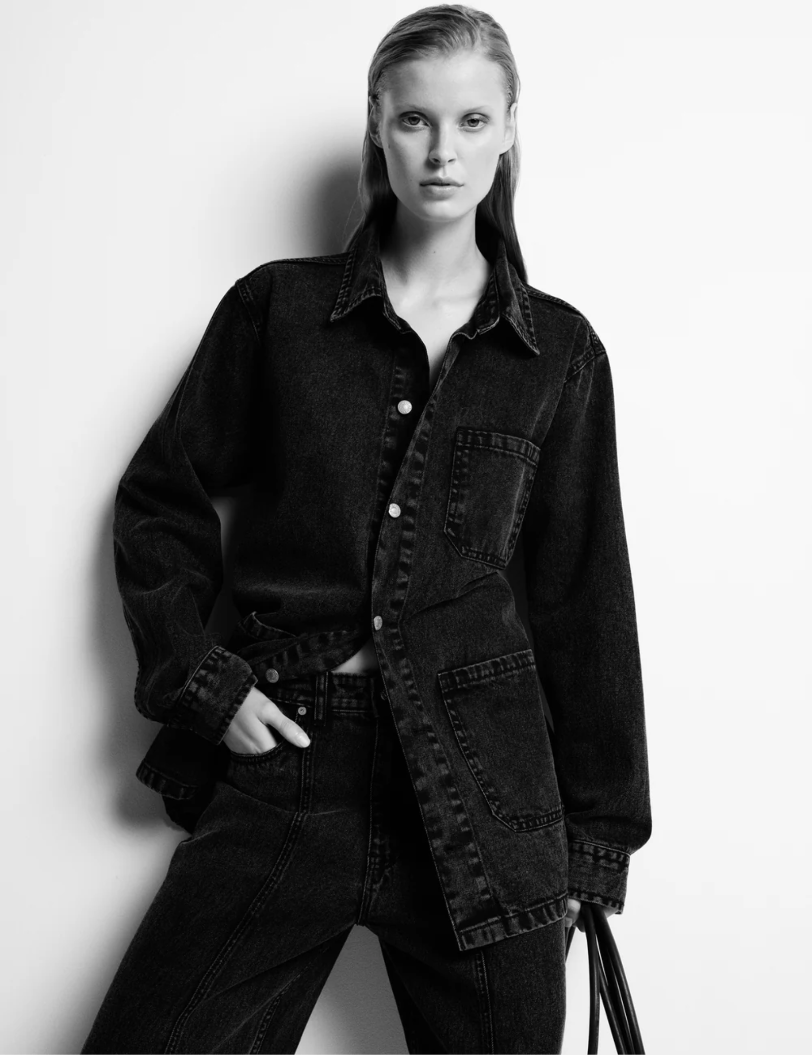 2NDDAY 2ND Rodi - Dark Grey Denim Jackets D005 Grey Denim