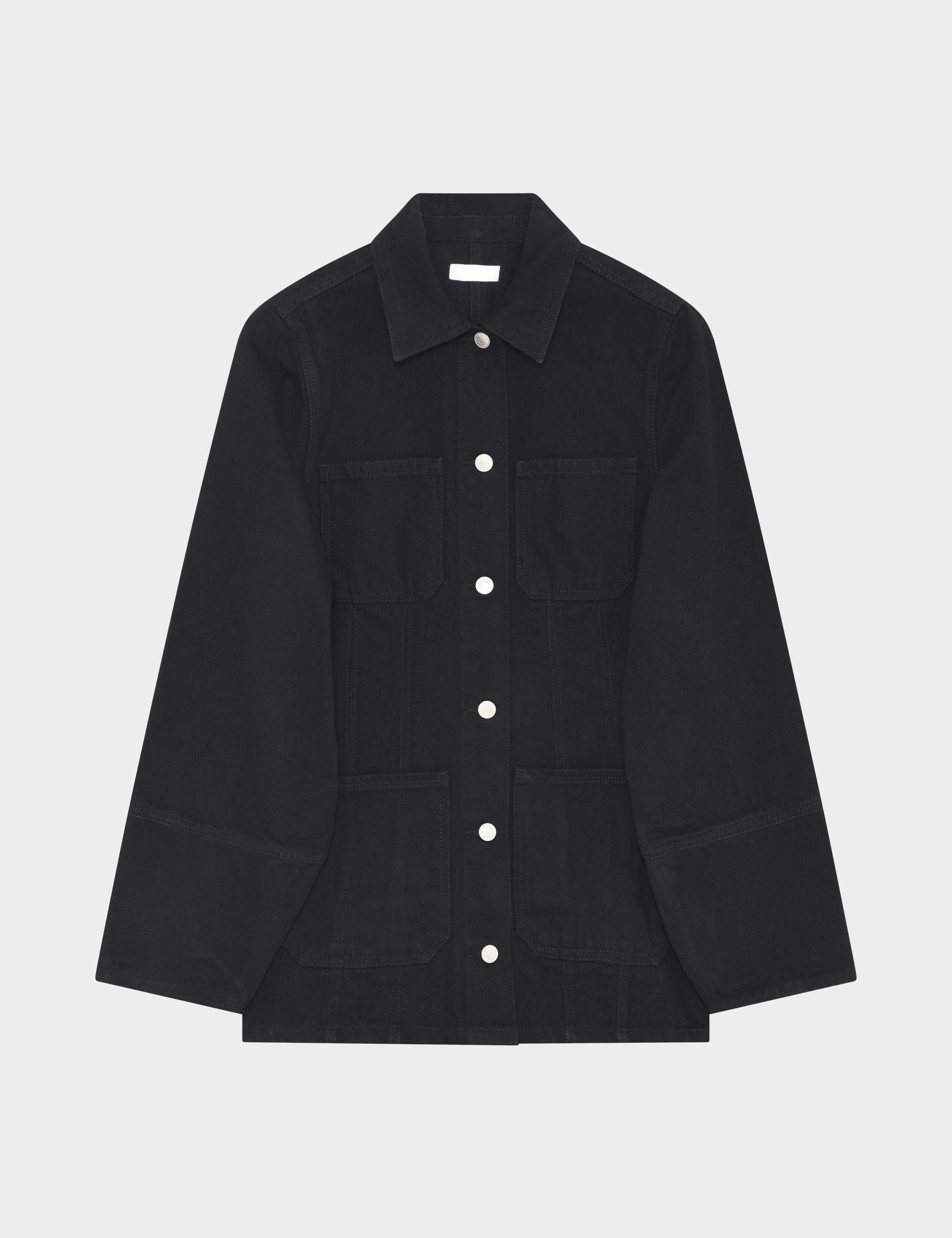 2NDDAY 2ND Rodine - Black wash Denim Jacket D003 Un Black Denim