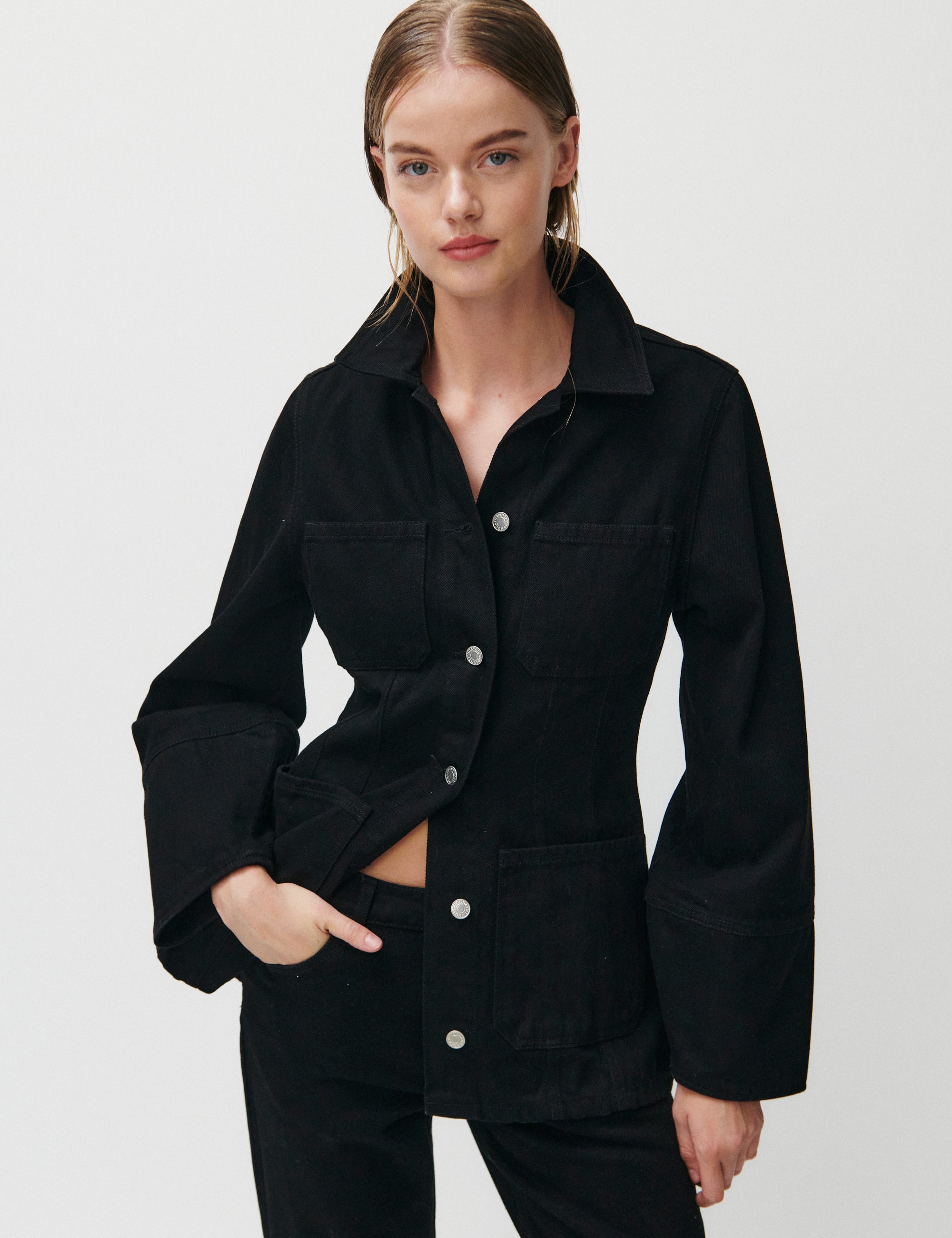 2ND Rodine - Black wash Denim - Jacket