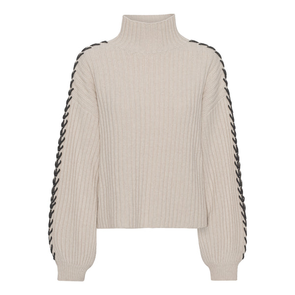 2NDDAY 2ND Ronia TT - Soft Wool Blend Pullover 144501 Silver Lining