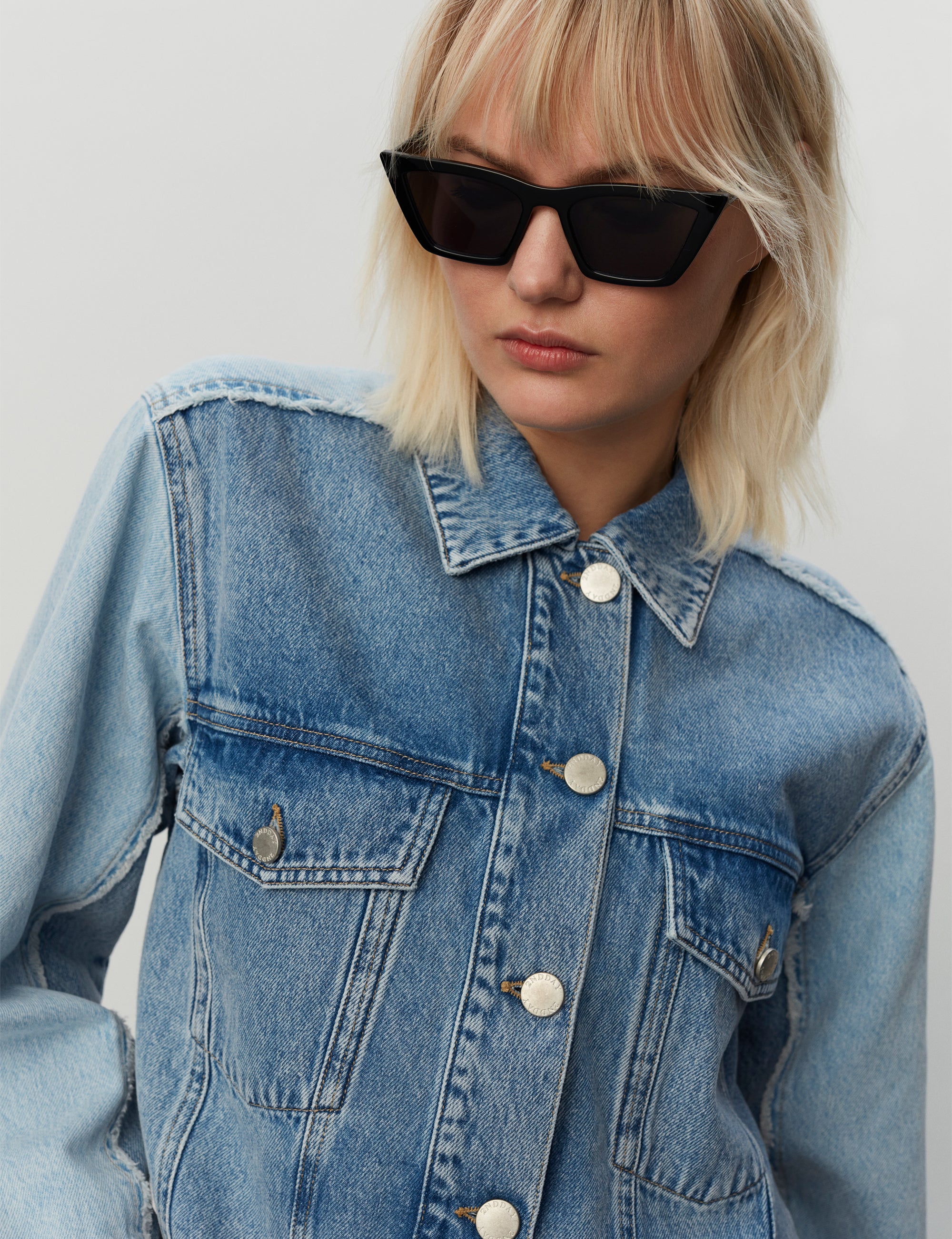2NDDAY 2ND Sammy TT Jacket D019 Mid Blue
