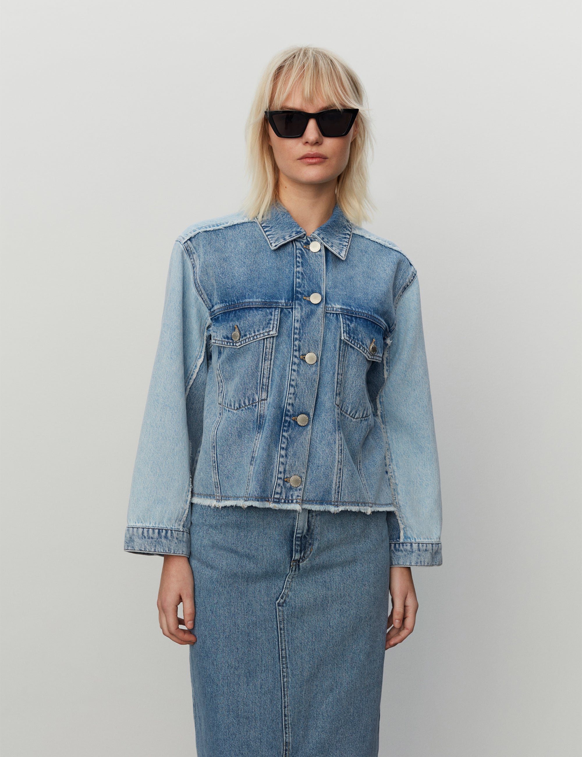 2NDDAY 2ND Sammy TT Jacket D019 Mid Blue