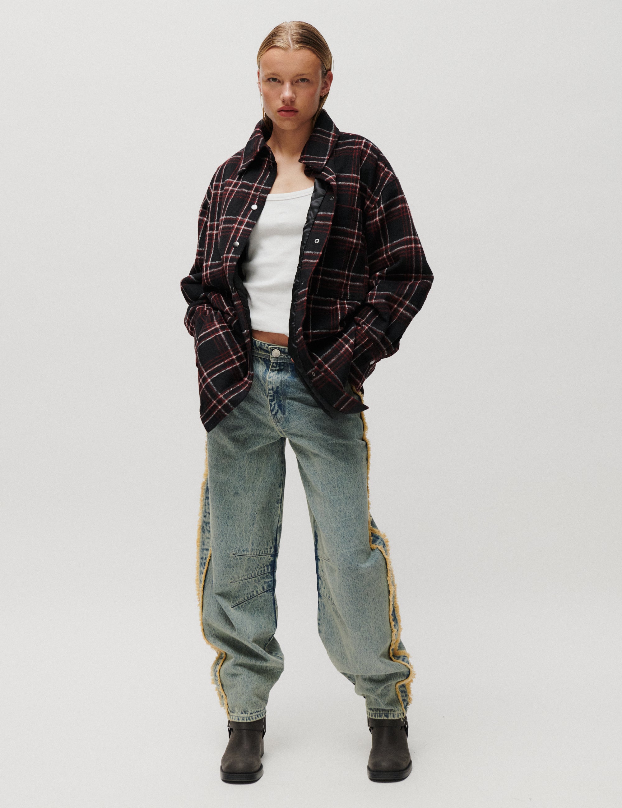 2NDDAY 2ND Seth - Funky Flannel - Jacket Jacket 190303 Black