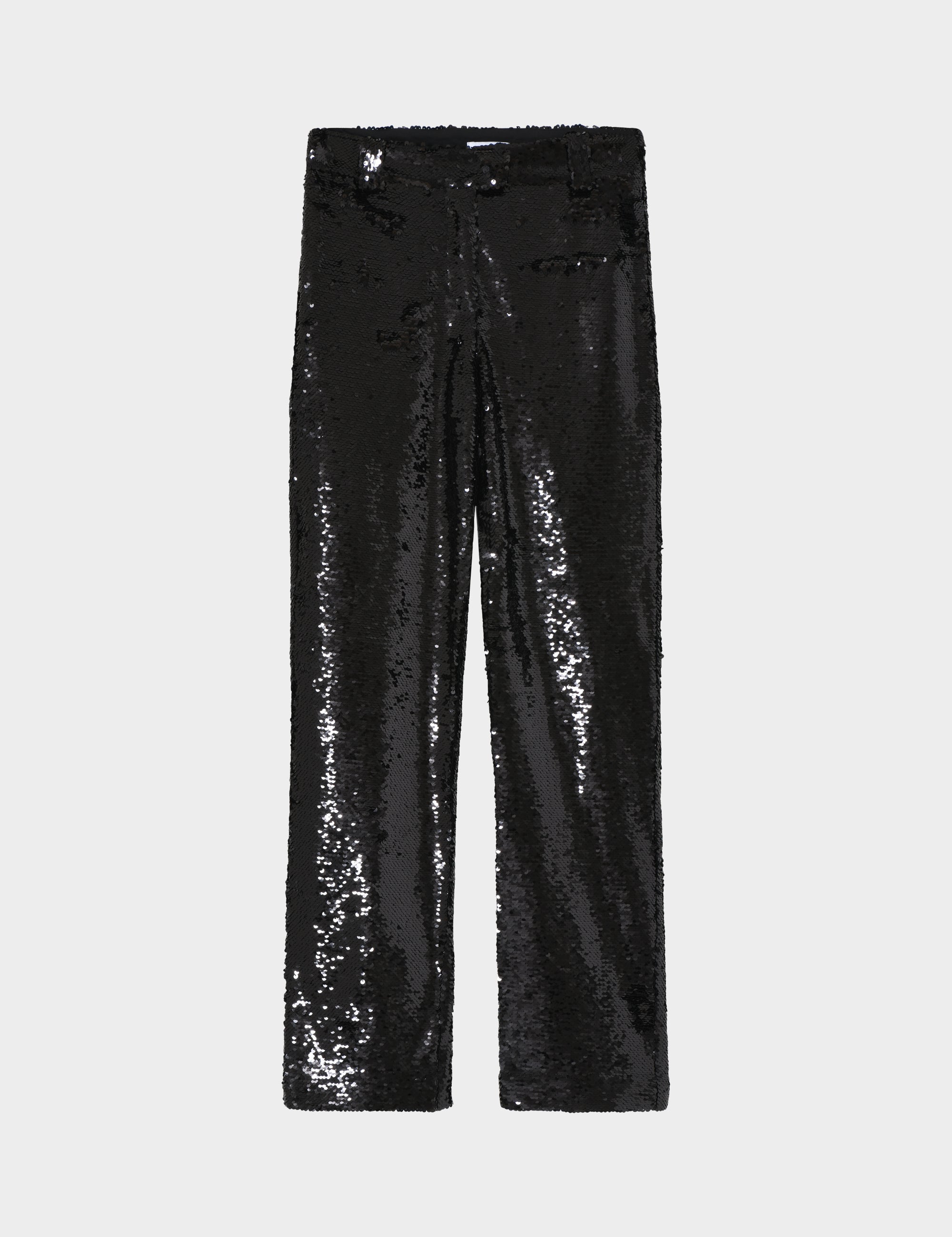 2NDDAY 2ND Shaw - Sequins Pants 190303 BLACK