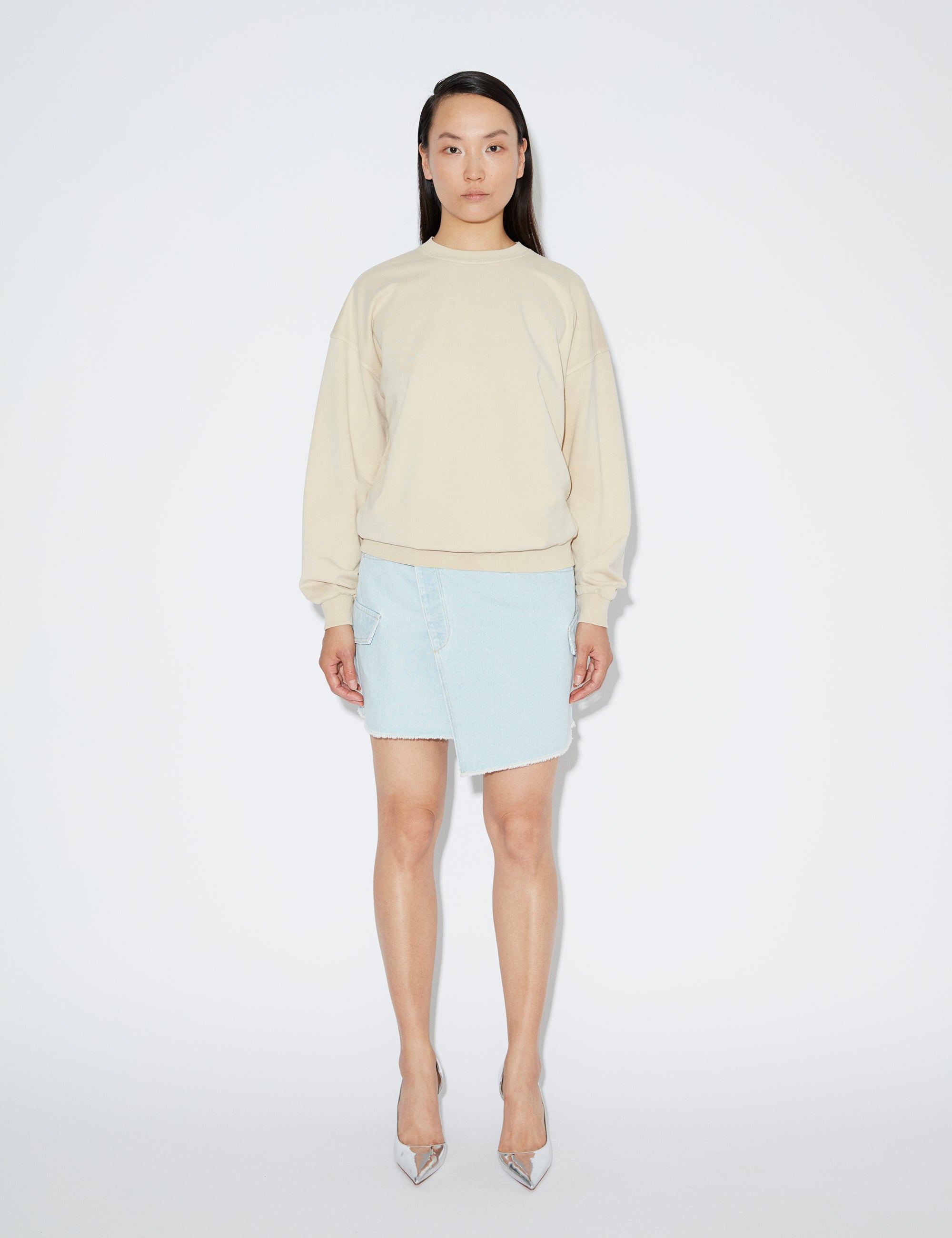 2NDDAY 2ND Stewart TT - Organic Sweat Tops & T-Shirts 130607 Chalk