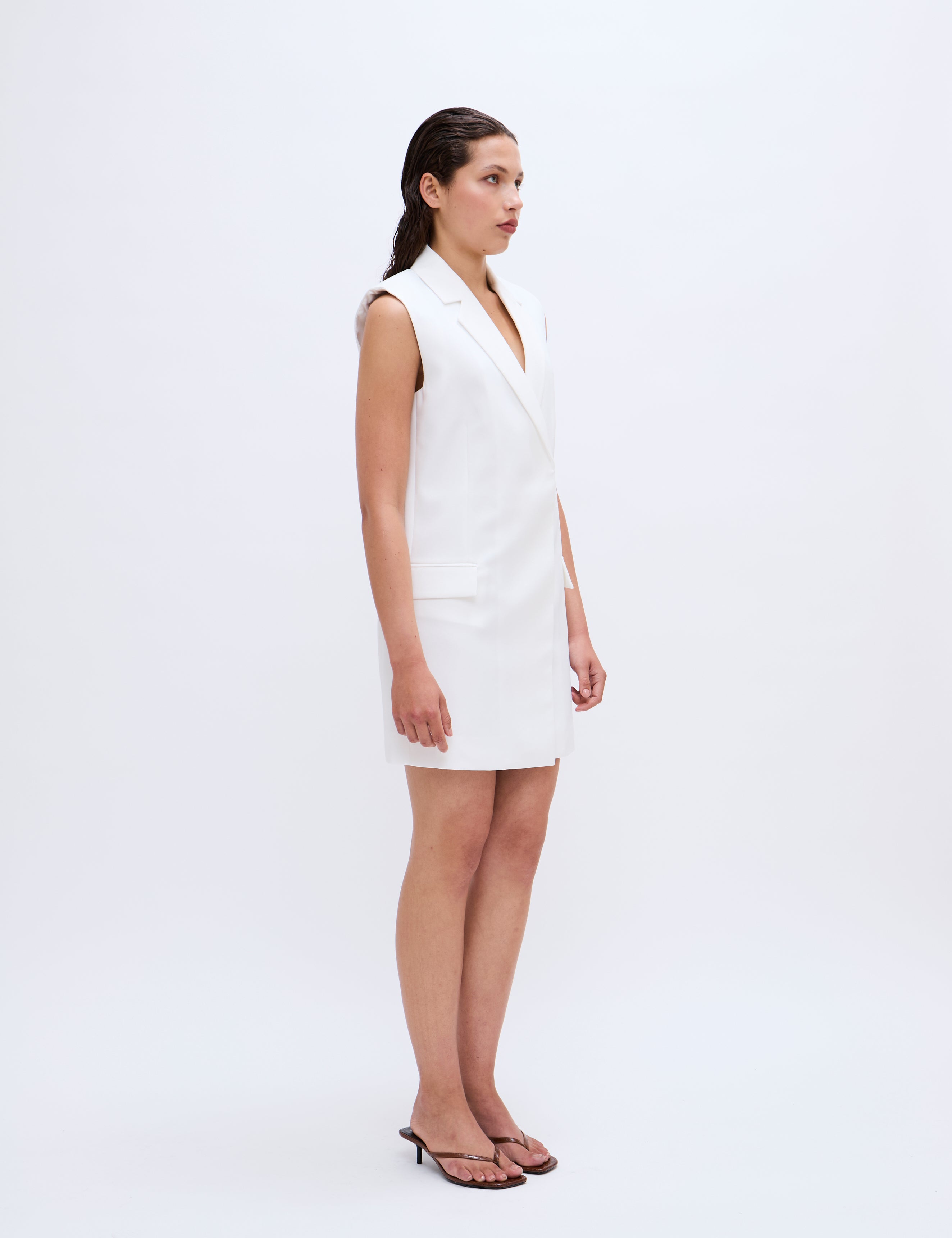2NDDAY 2ND Topaz - Fine Tailoring Dress 114001 Brilliant White