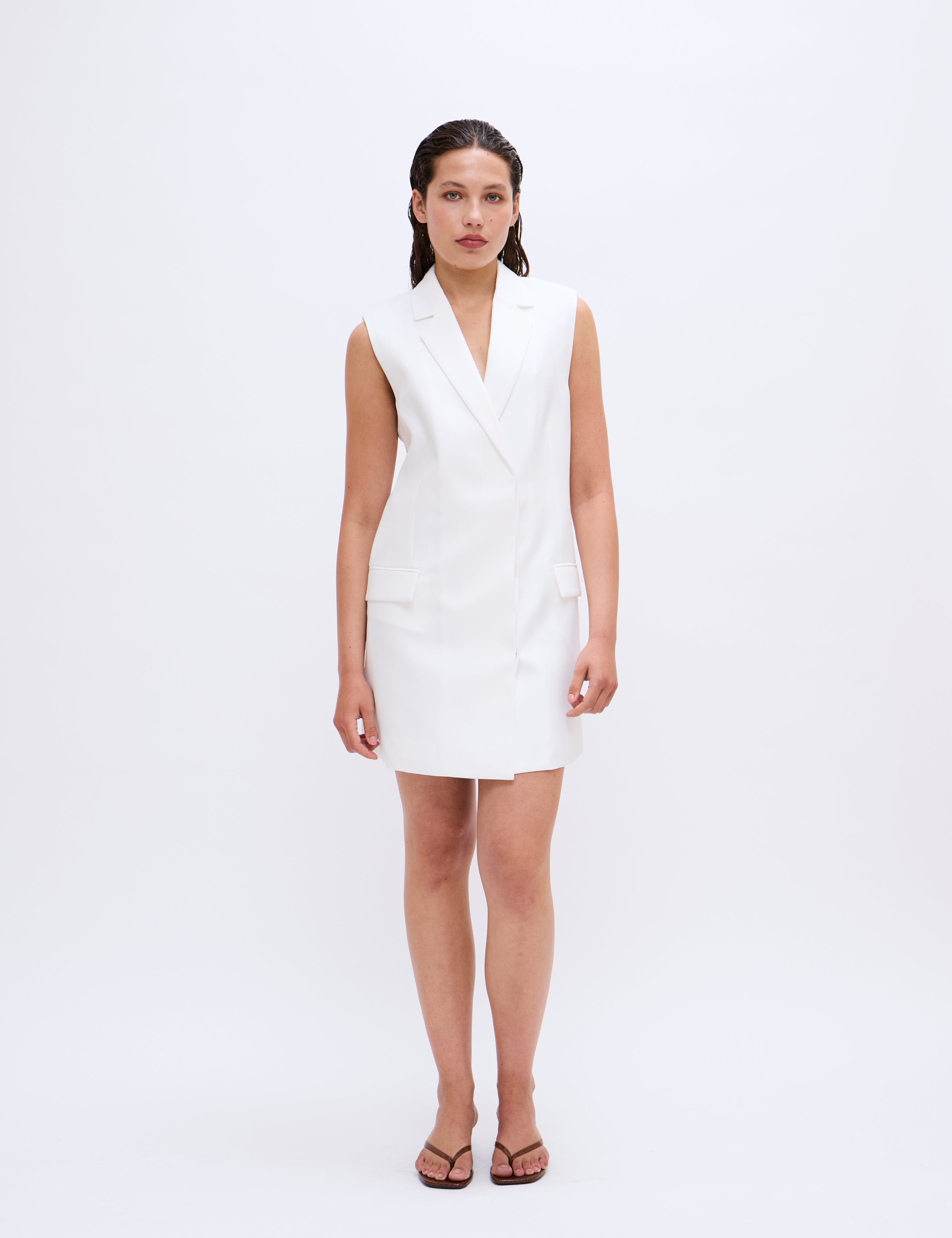 2NDDAY 2ND Topaz - Fine Tailoring Dress 114001 Brilliant White