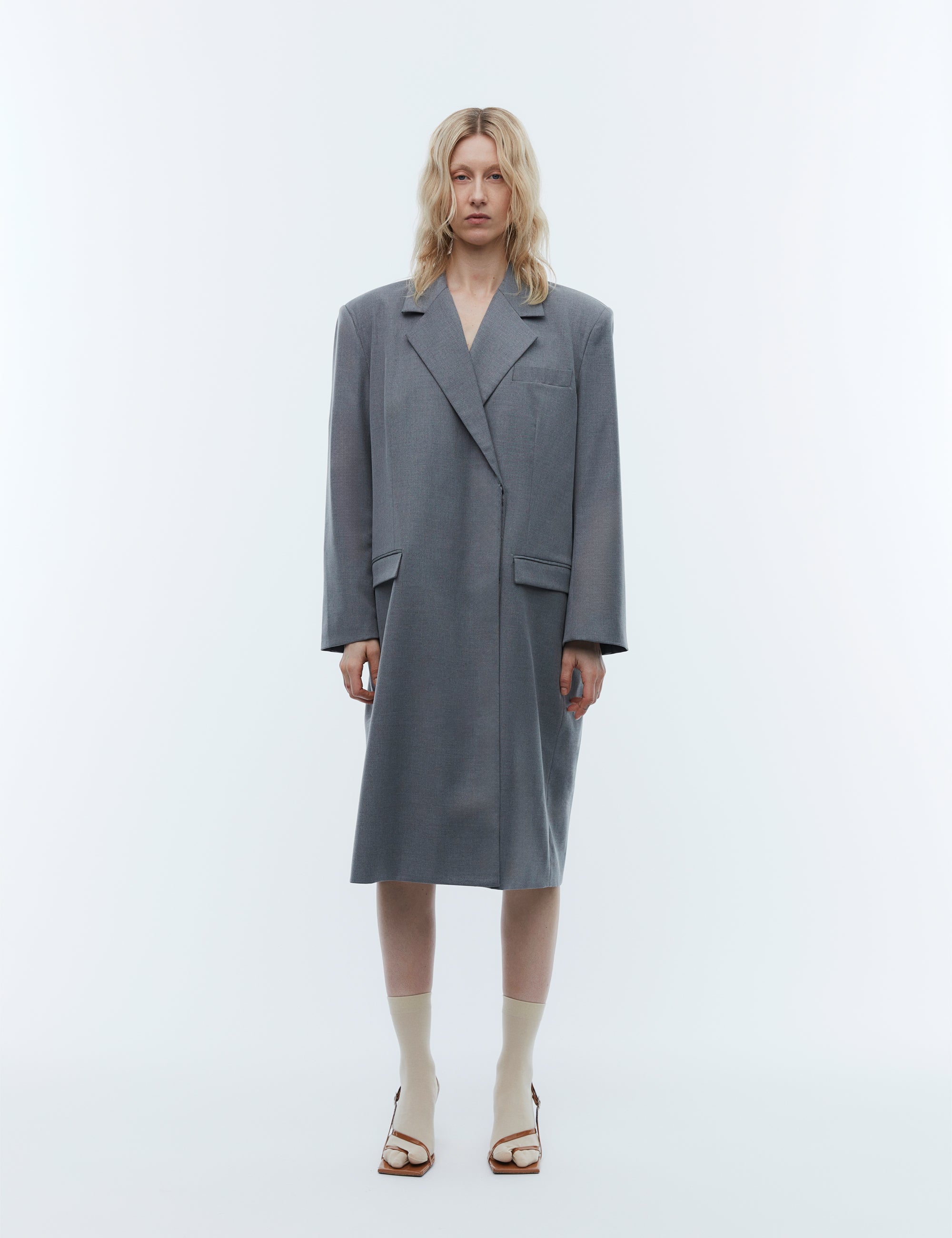 2ND Toretto Classic Tailoring Dark Grey Melange