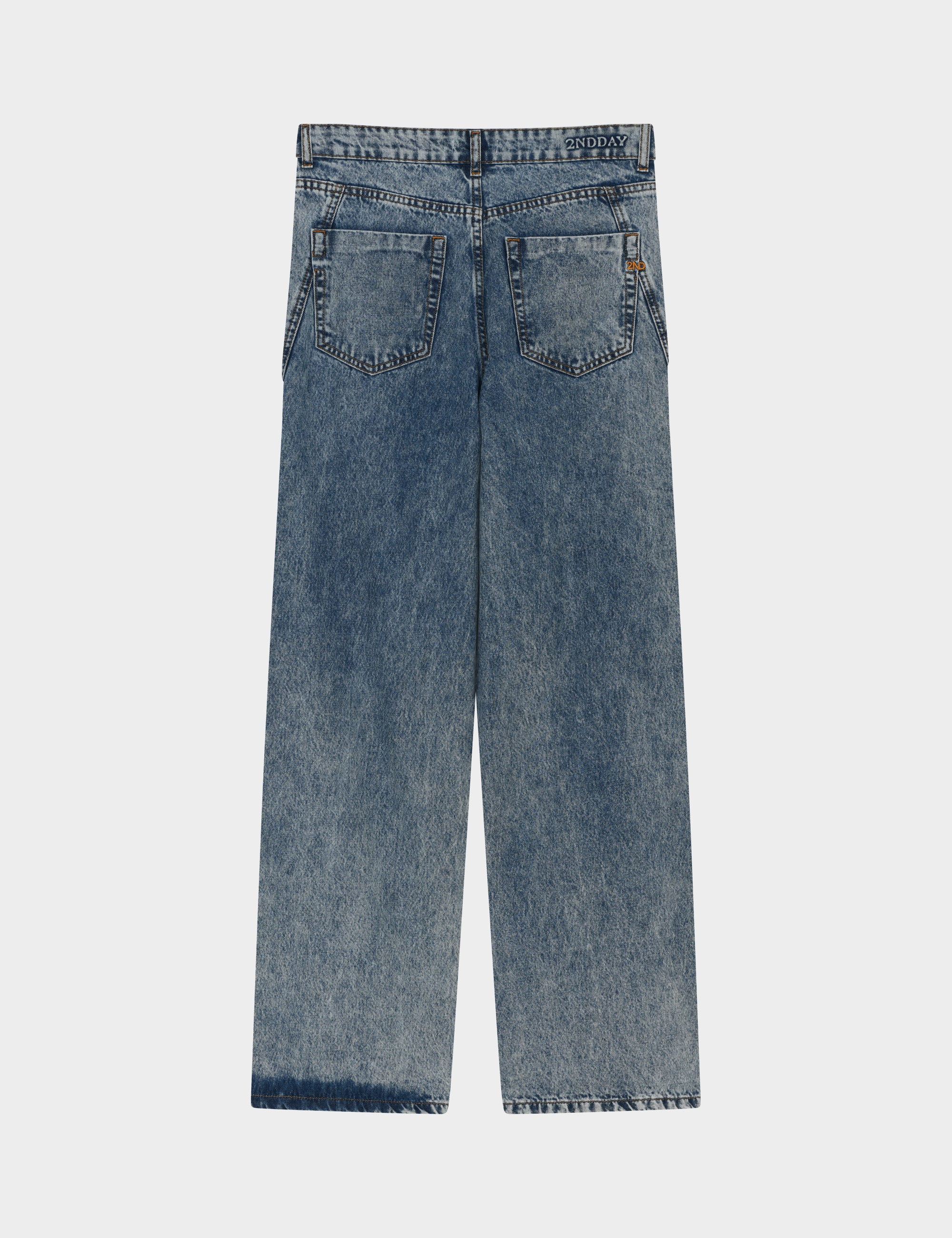 2NDDAY 2ND Tyler - Summer Blue Denim - Jeans Jeans D019 Mid Blue