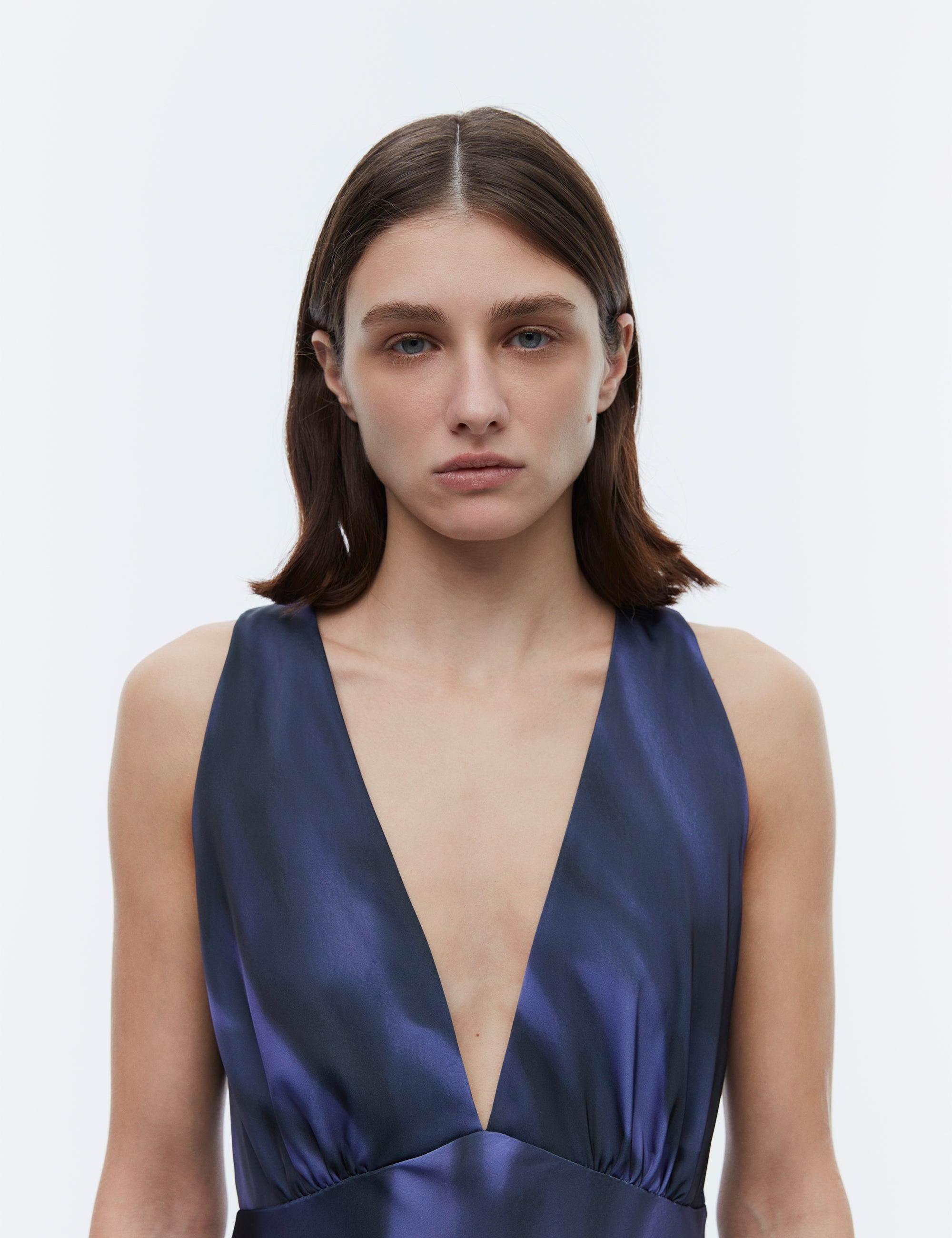 2NDDAY 2ND Valencita - Heavy Satin Dress 420138 Northern Light Purple