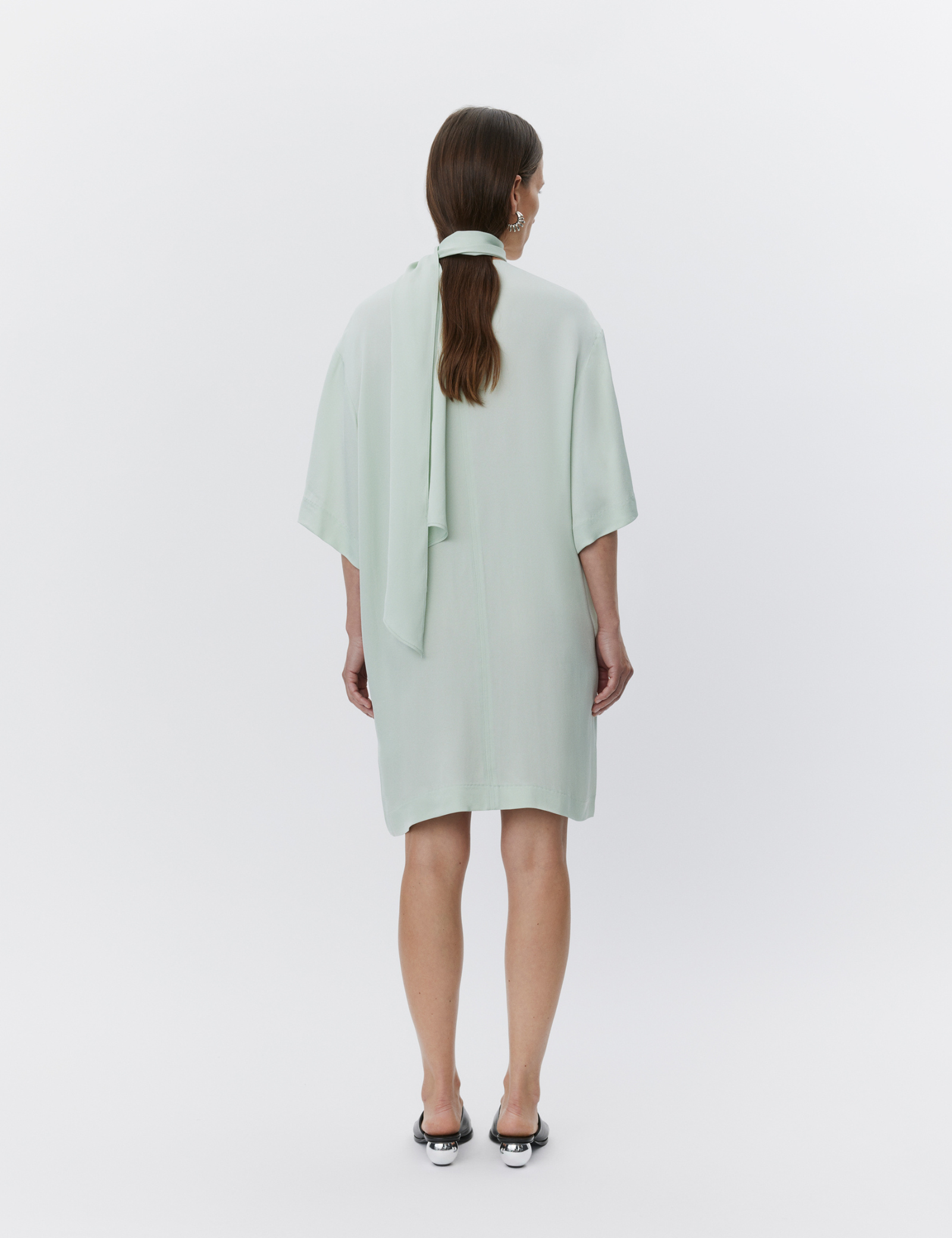 DAY Birger ét Mikkelsen Alaia - Matte Crepe Dress 05039 Green Lily