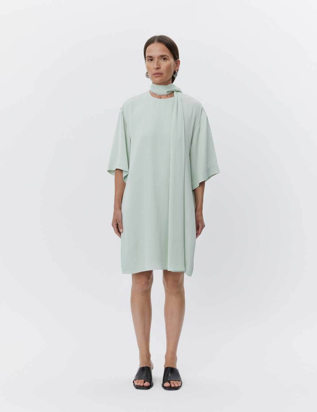 Alaia - Matte Crepe - Green Lily