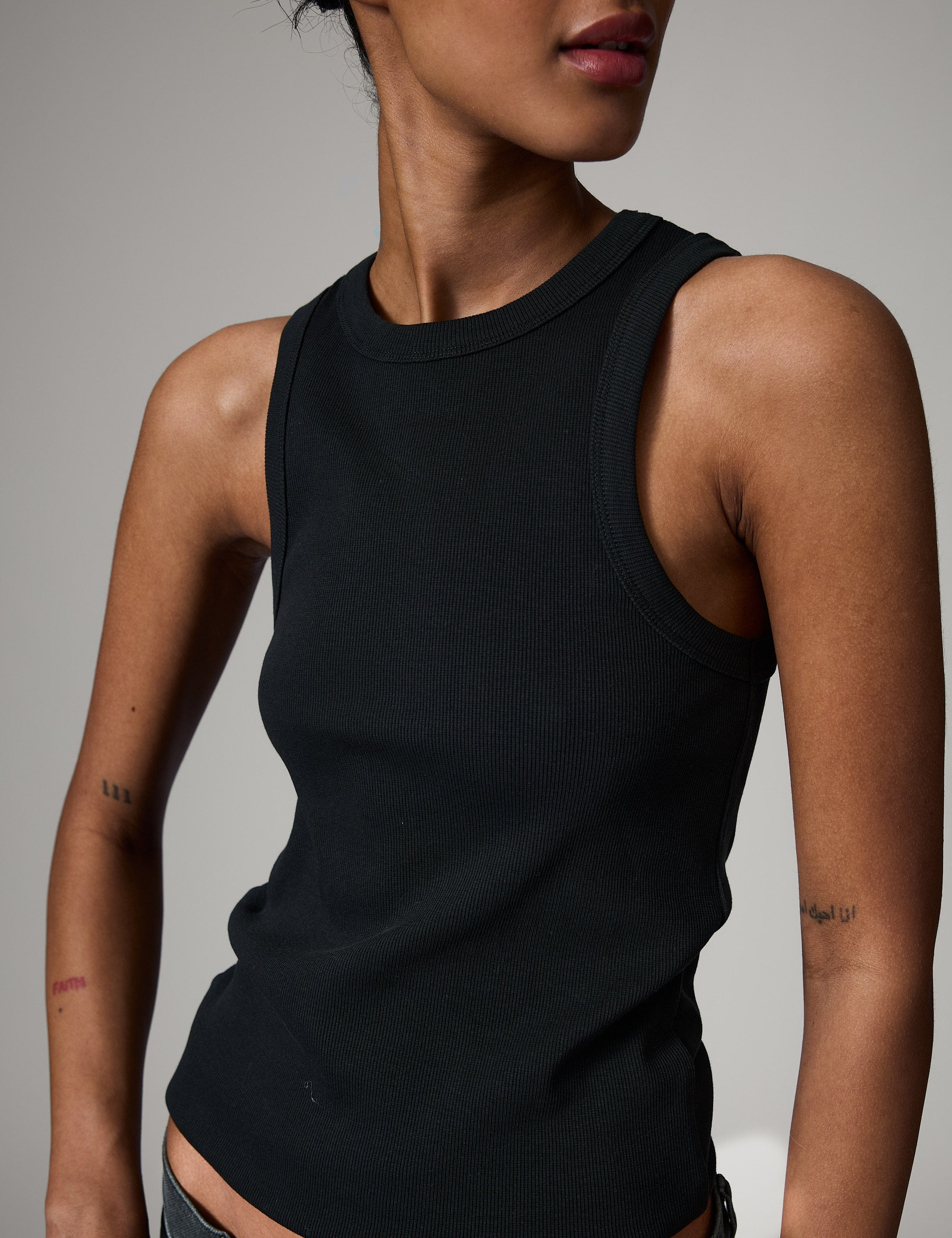 DAY Birger ét Mikkelsen Alisson - Classic Rib - Top Top 190303 Black