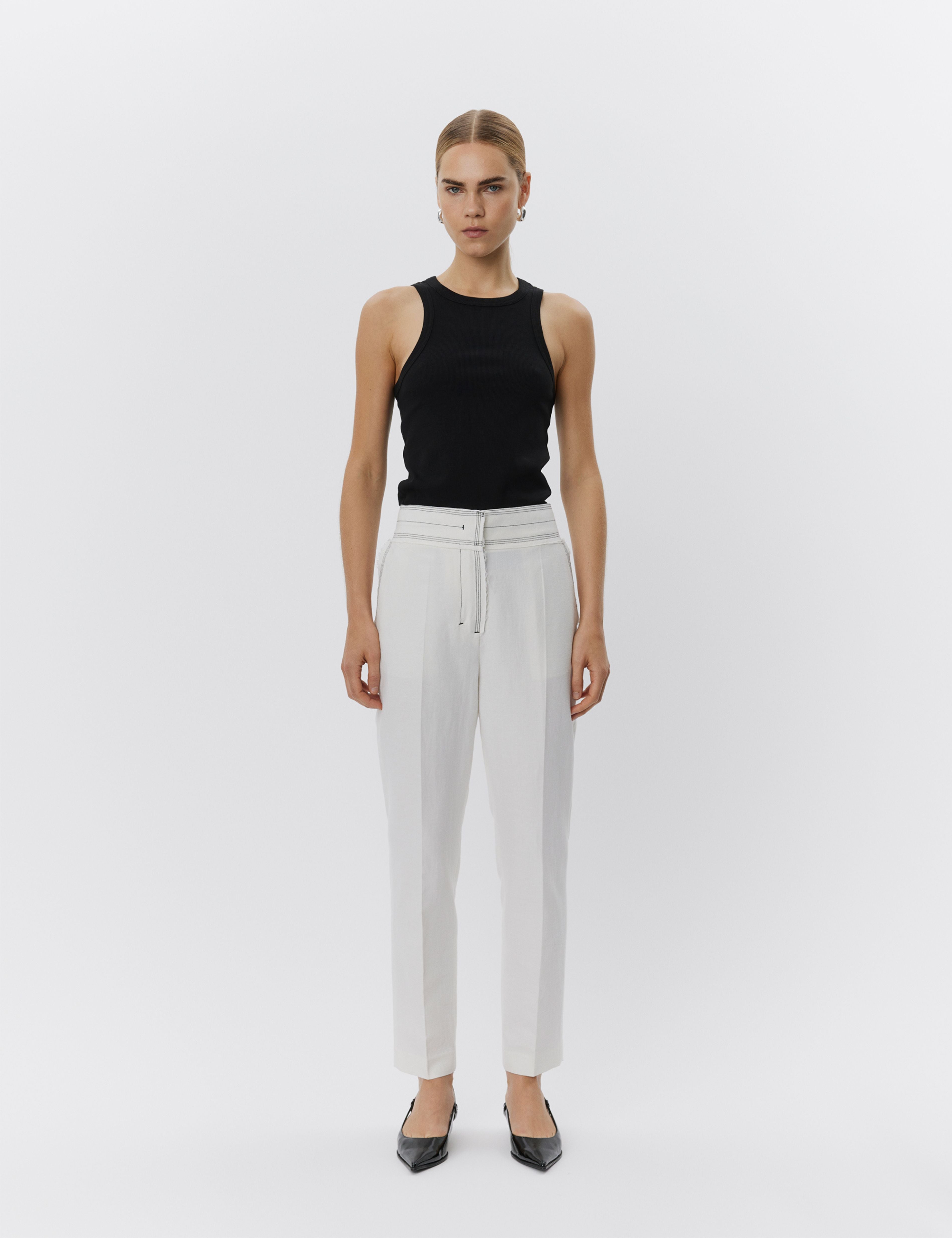 DAY Birger ét Mikkelsen Alisson - Classic Rib Tops & T-Shirts 19-0303 Black