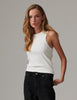 Alisson - Classic Rib - Top - Bright White