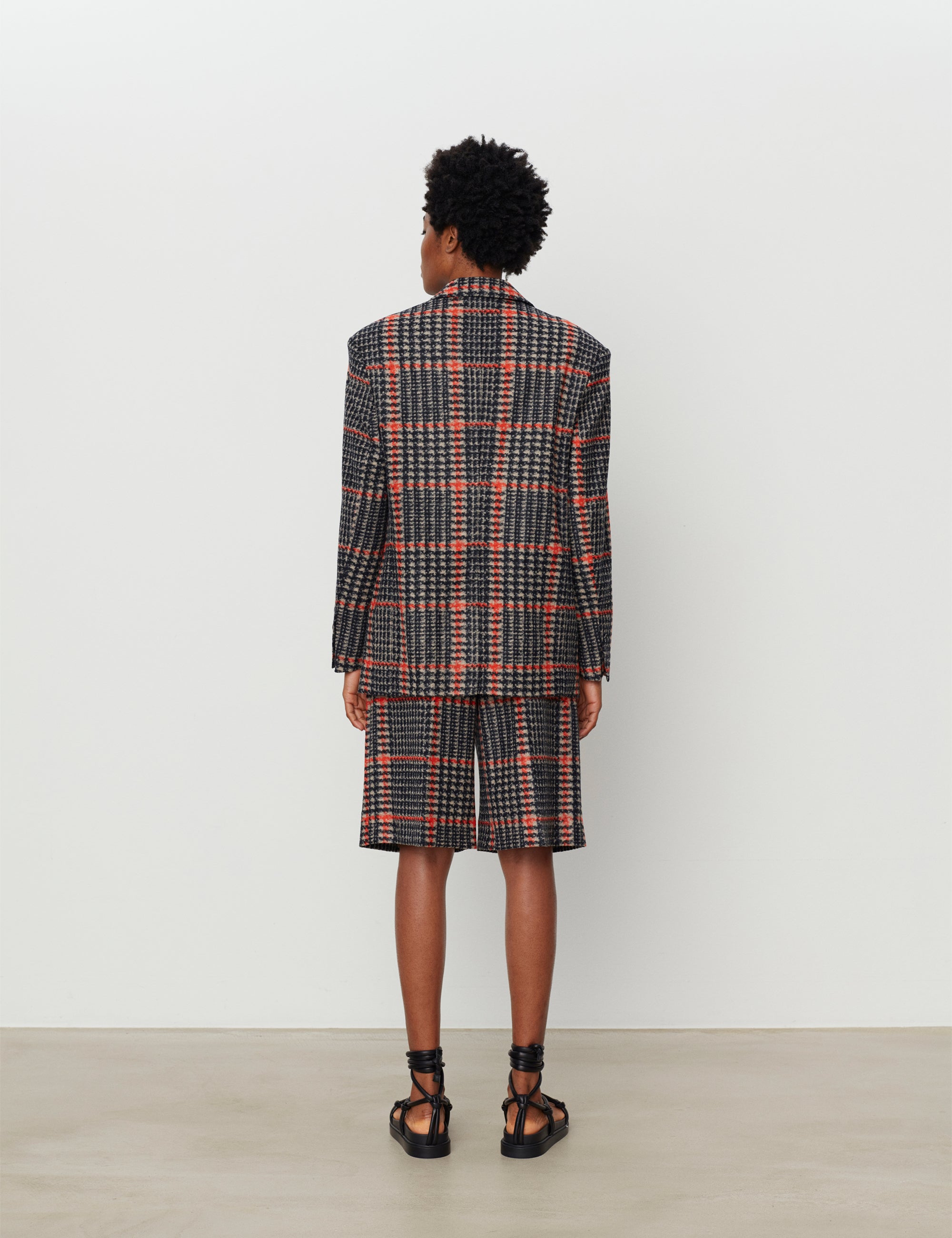 DAY Birger ét Mikkelsen Allen - Wool Check Blazer 190303 BLACK