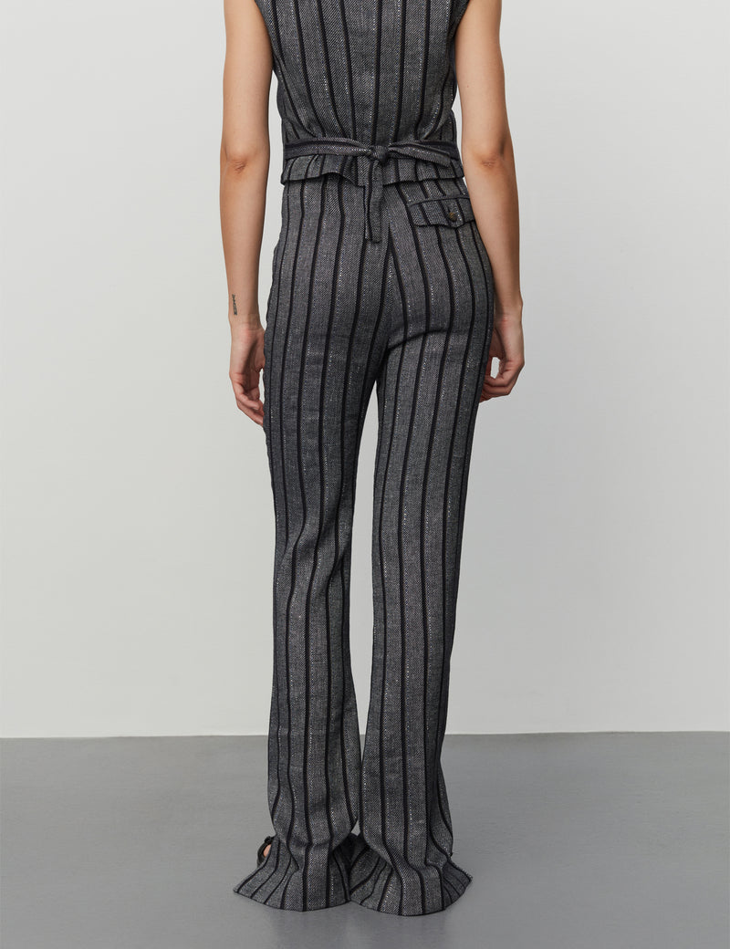 Archive Stripes cotton-blend trousers
