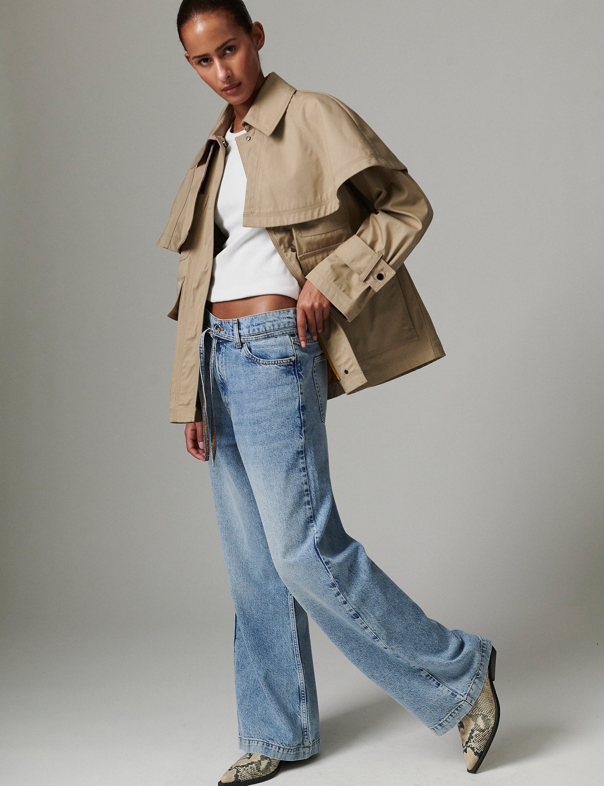 DAY Birger ét Mikkelsen Amira - Heavy Cotton Jacket 171109 CHINCHILLA