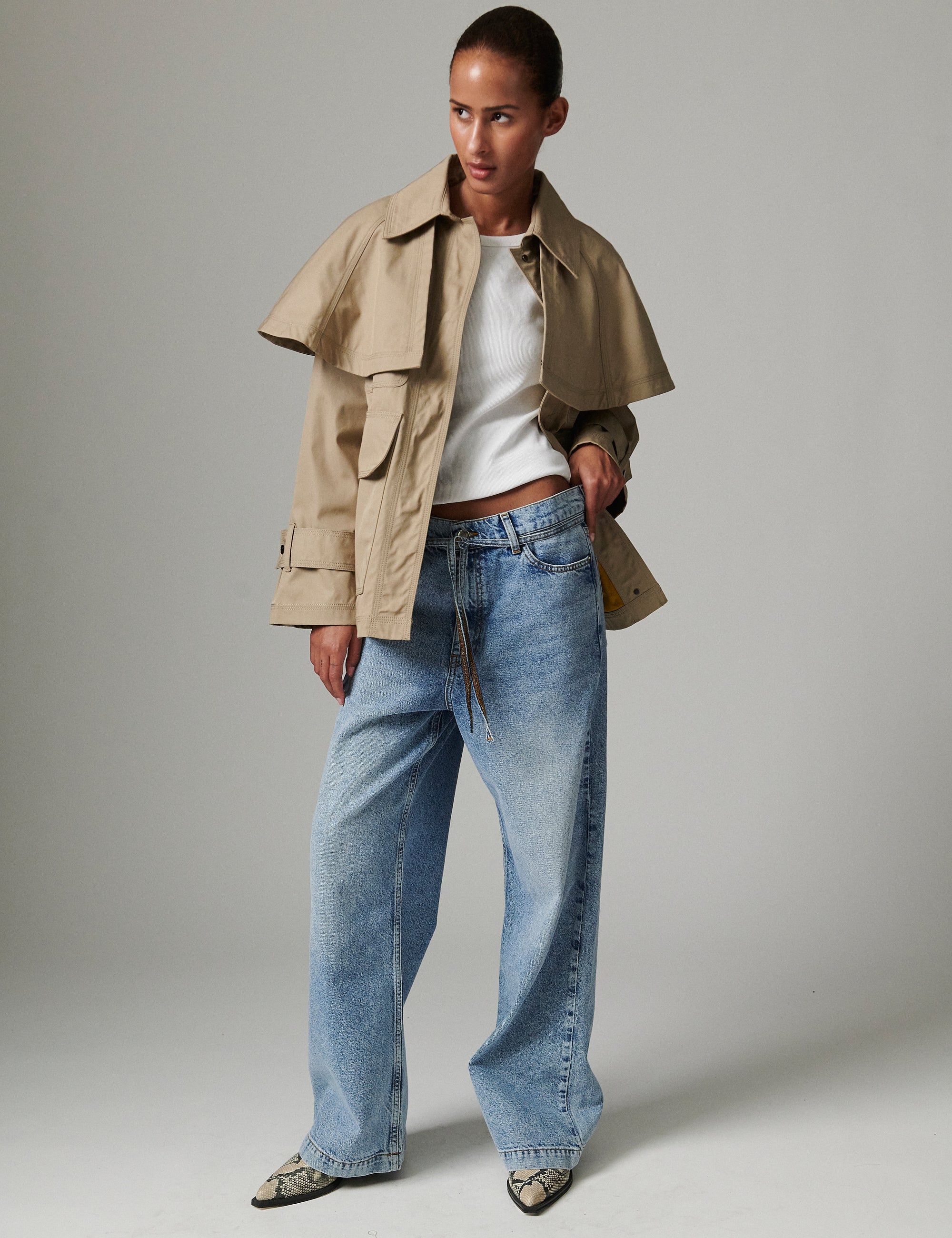 DAY Birger ét Mikkelsen Amira - Heavy Cotton Jacket 171109 CHINCHILLA