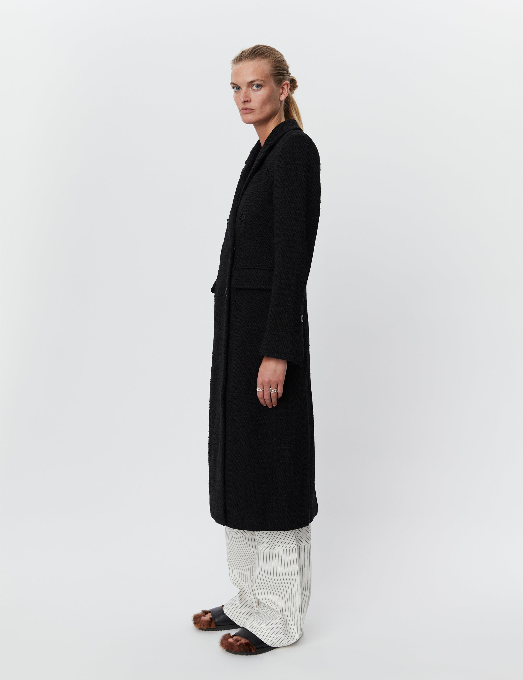 DAY Birger ét Mikkelsen Ana - Conceptual Wool Coats & Jackets 190303 BLACK