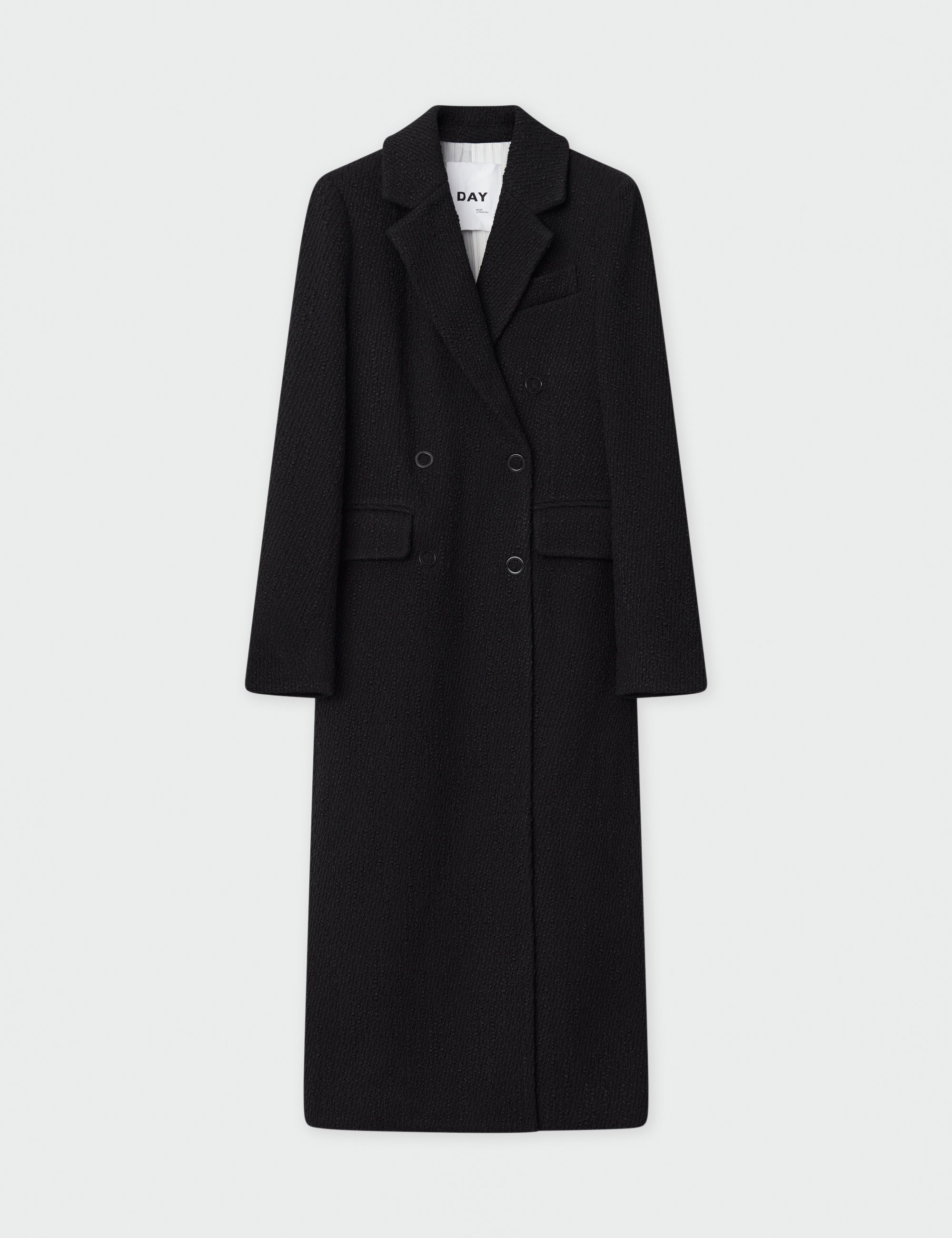 DAY Birger ét Mikkelsen Ana - Conceptual Wool Coats & Jackets 190303 BLACK