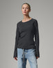 Anabelle Rib - Daily Elements - Pullover - Dark Grey Melange