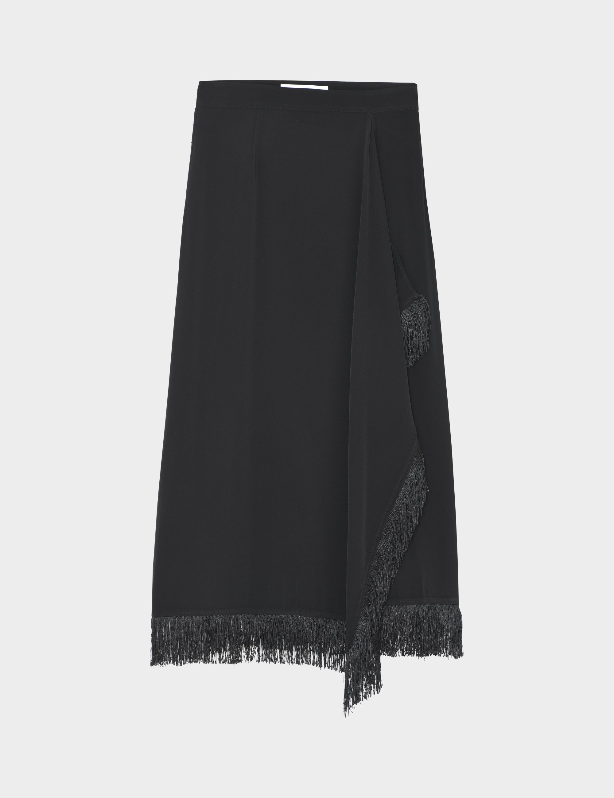 DAY Birger ét Mikkelsen Angelo - Matte crepe Skirt 190303 BLACK