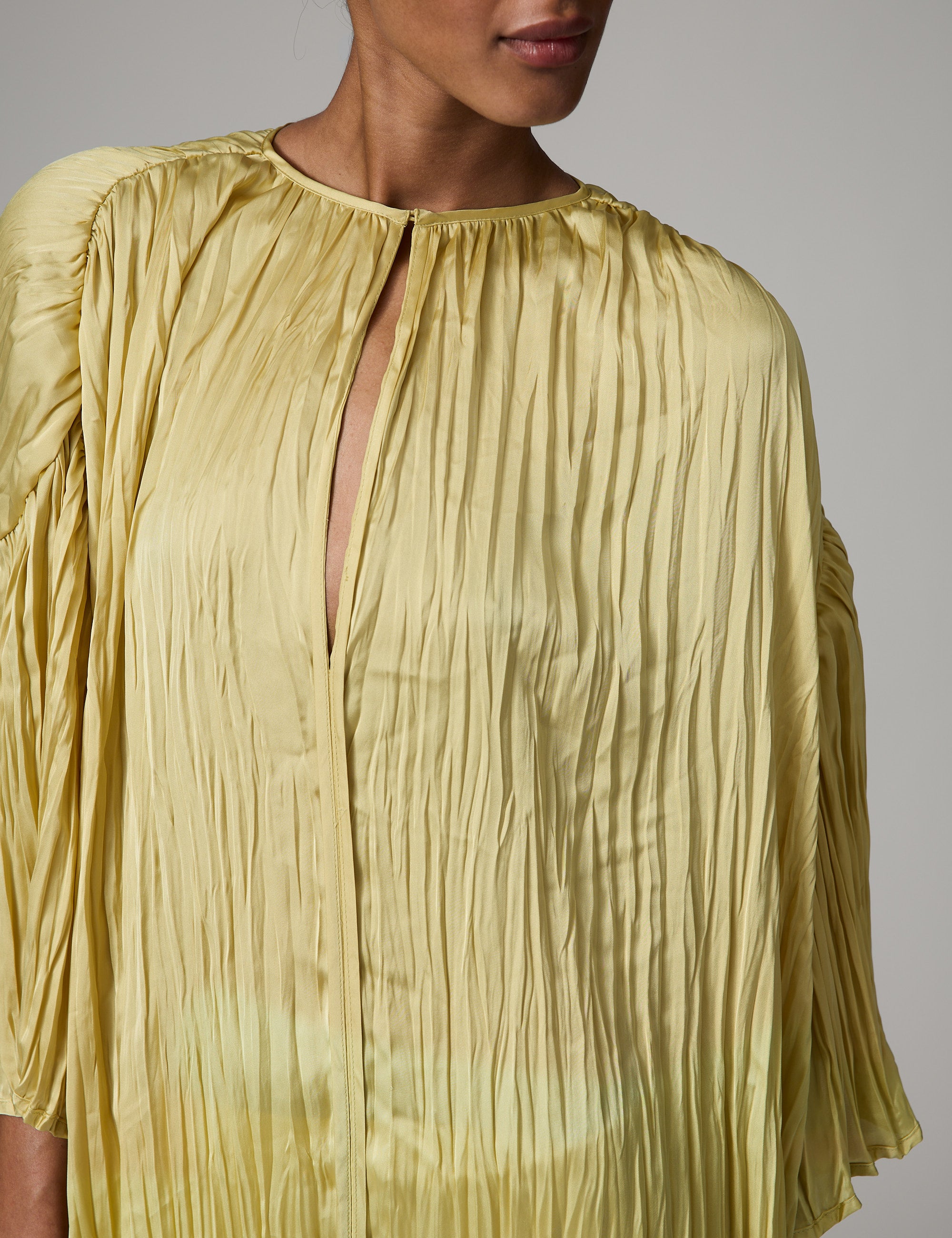 DAY Birger ét Mikkelsen Aruna - Crinkled Surface Dress 130922 Straw