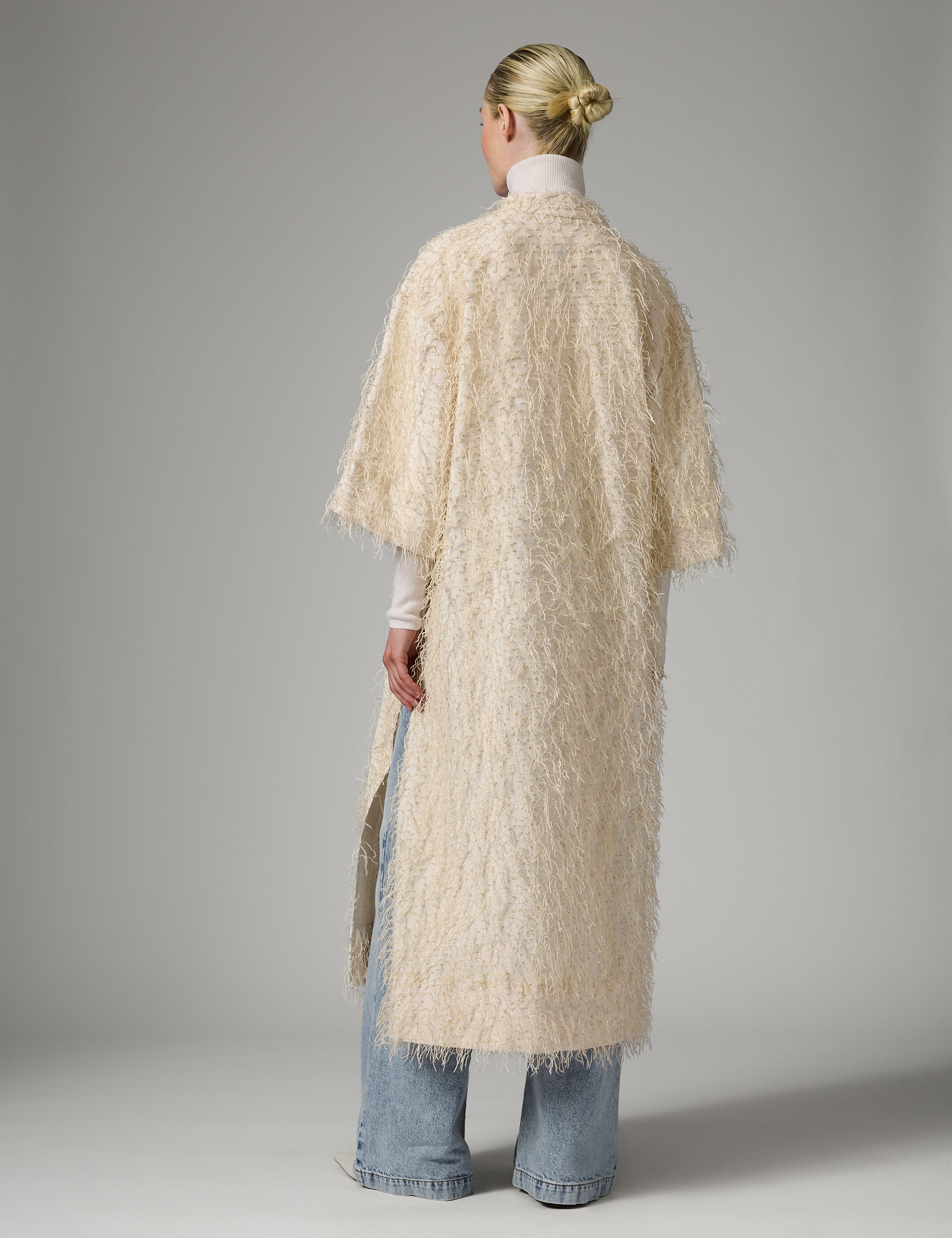 DAY Birger ét Mikkelsen Aruna - Dobby Fringe Dress 110605 Jet Stream