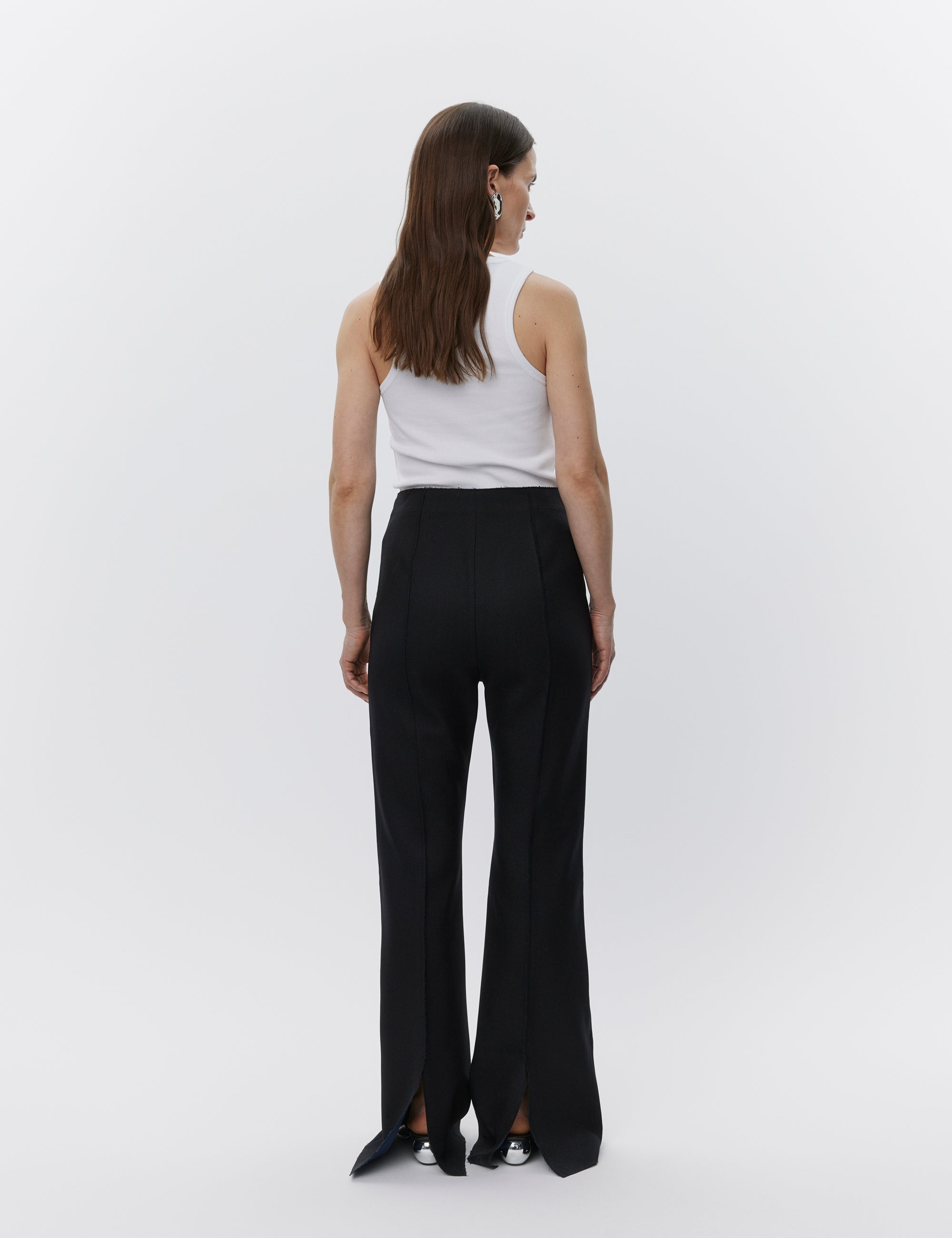 DAY Birger ét Mikkelsen Axel - Bonded viscose Pants 190303 BLACK