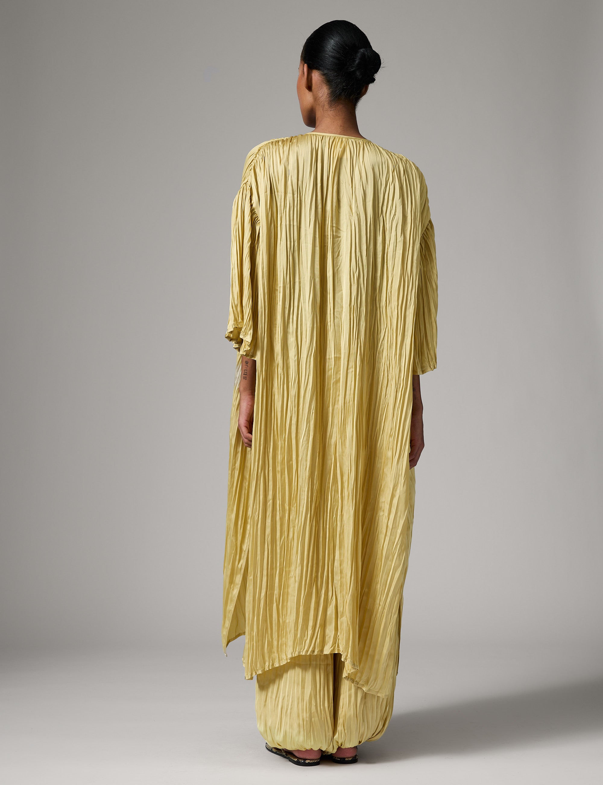 DAY Birger ét Mikkelsen Barbo - Crinkled Surface Pants 130922 Straw